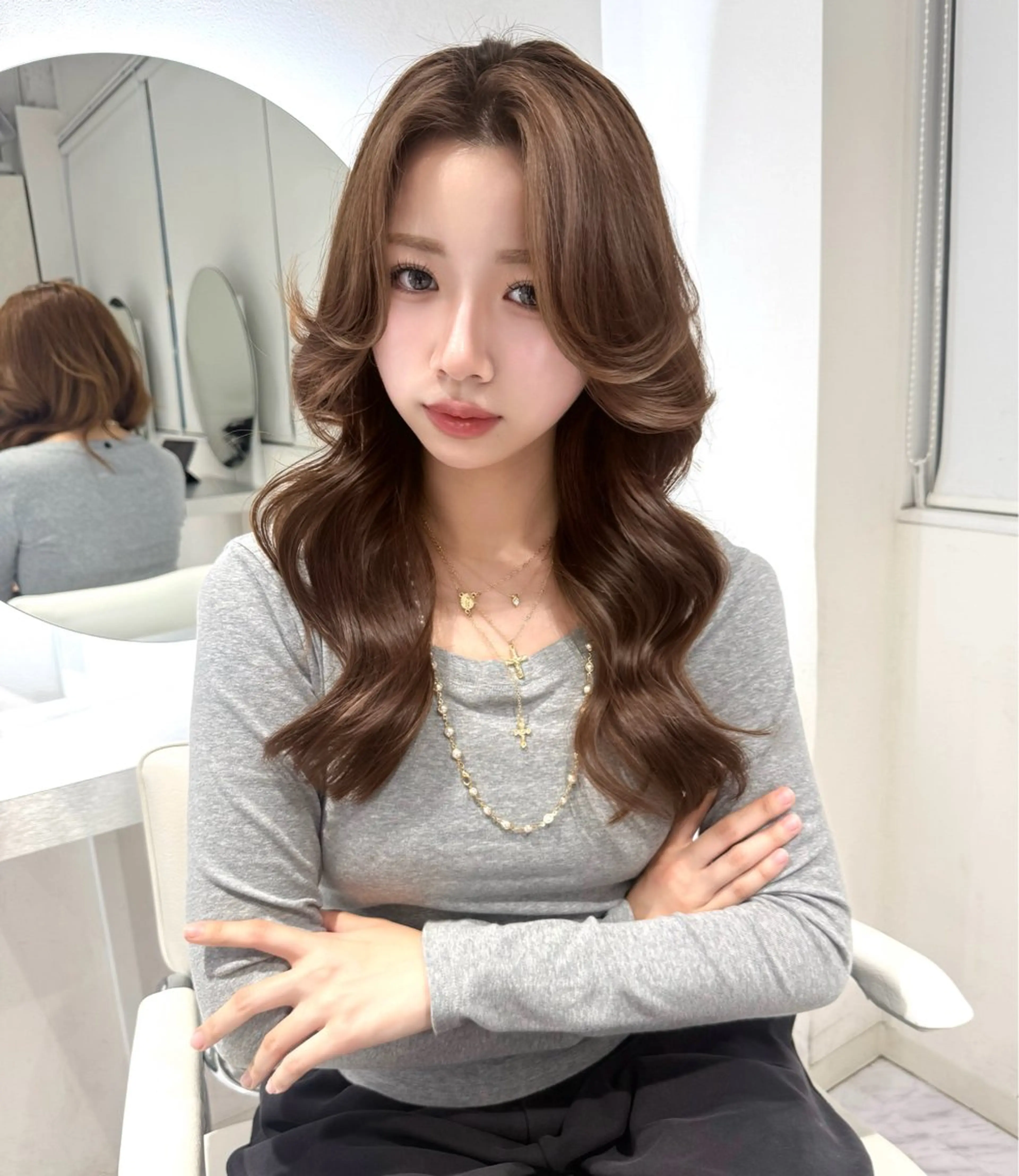 ロング カラー レイヤーカット🫧 🎀Tomoka🎀のヘアスタイル