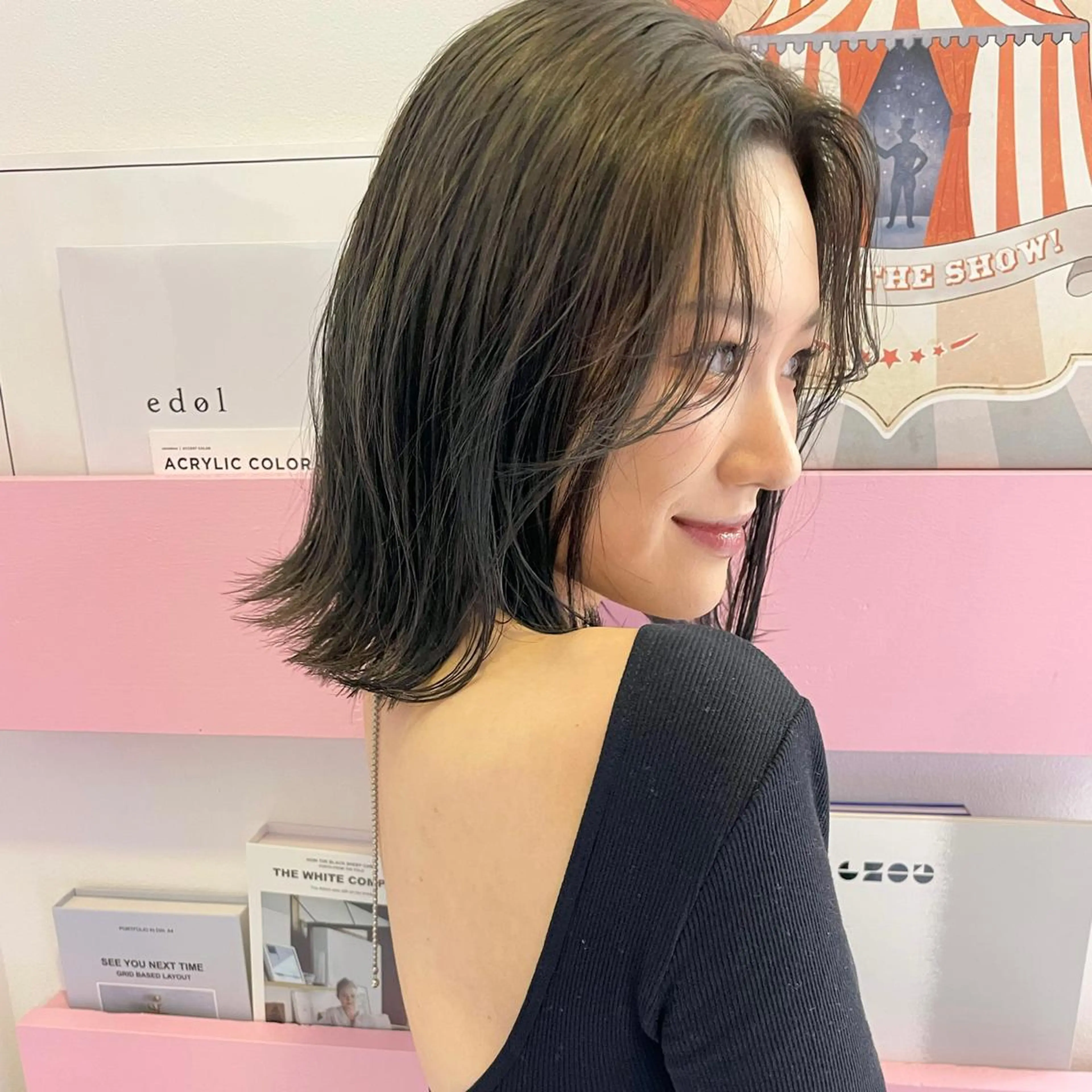 ミディアム ボブ 髪質改善 韓国風ヘア ボブ特化✨ 松本竜之介のヘアスタイル