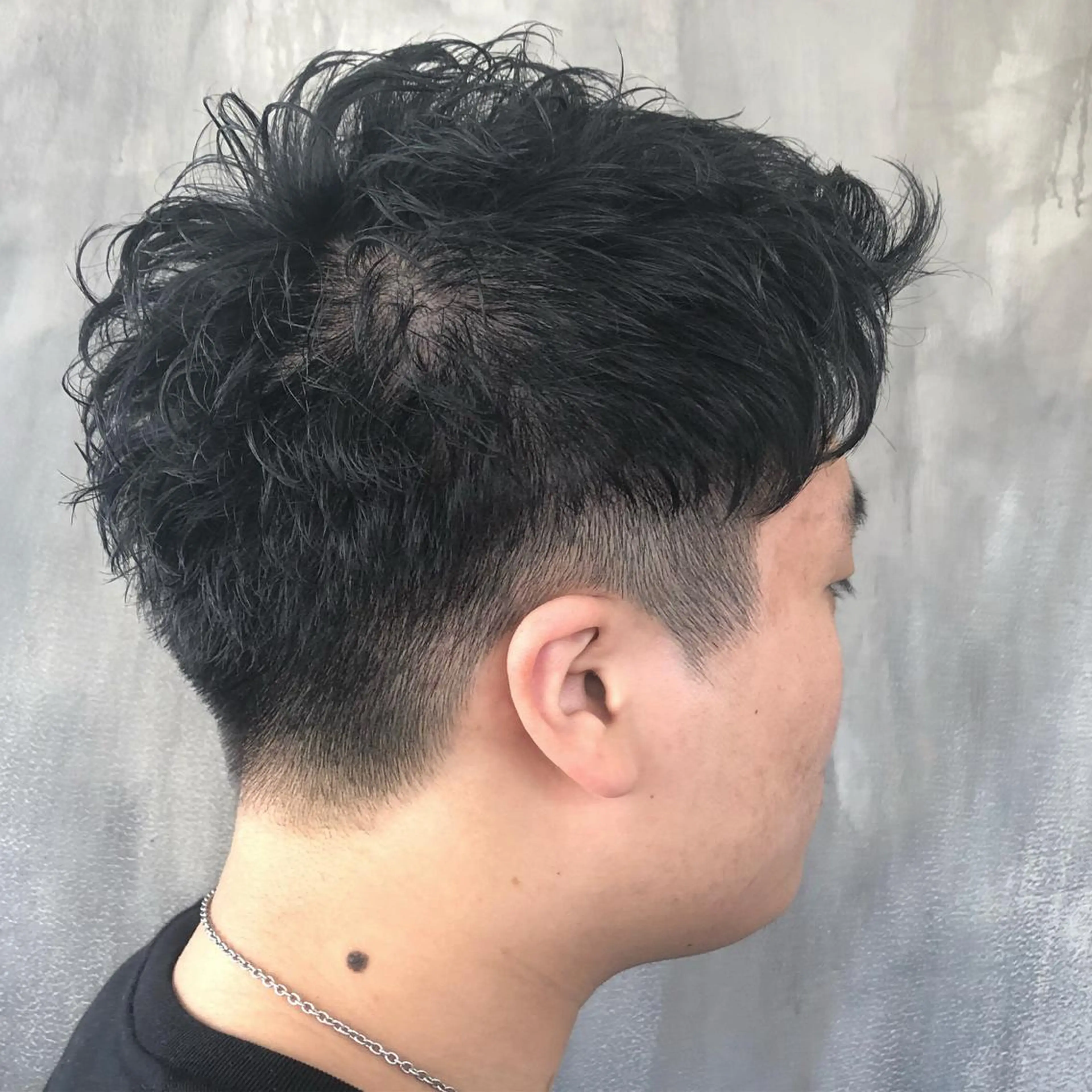 パーマ メンズ メンズパーマ ツーブロック 水谷 俊一のヘアスタイル