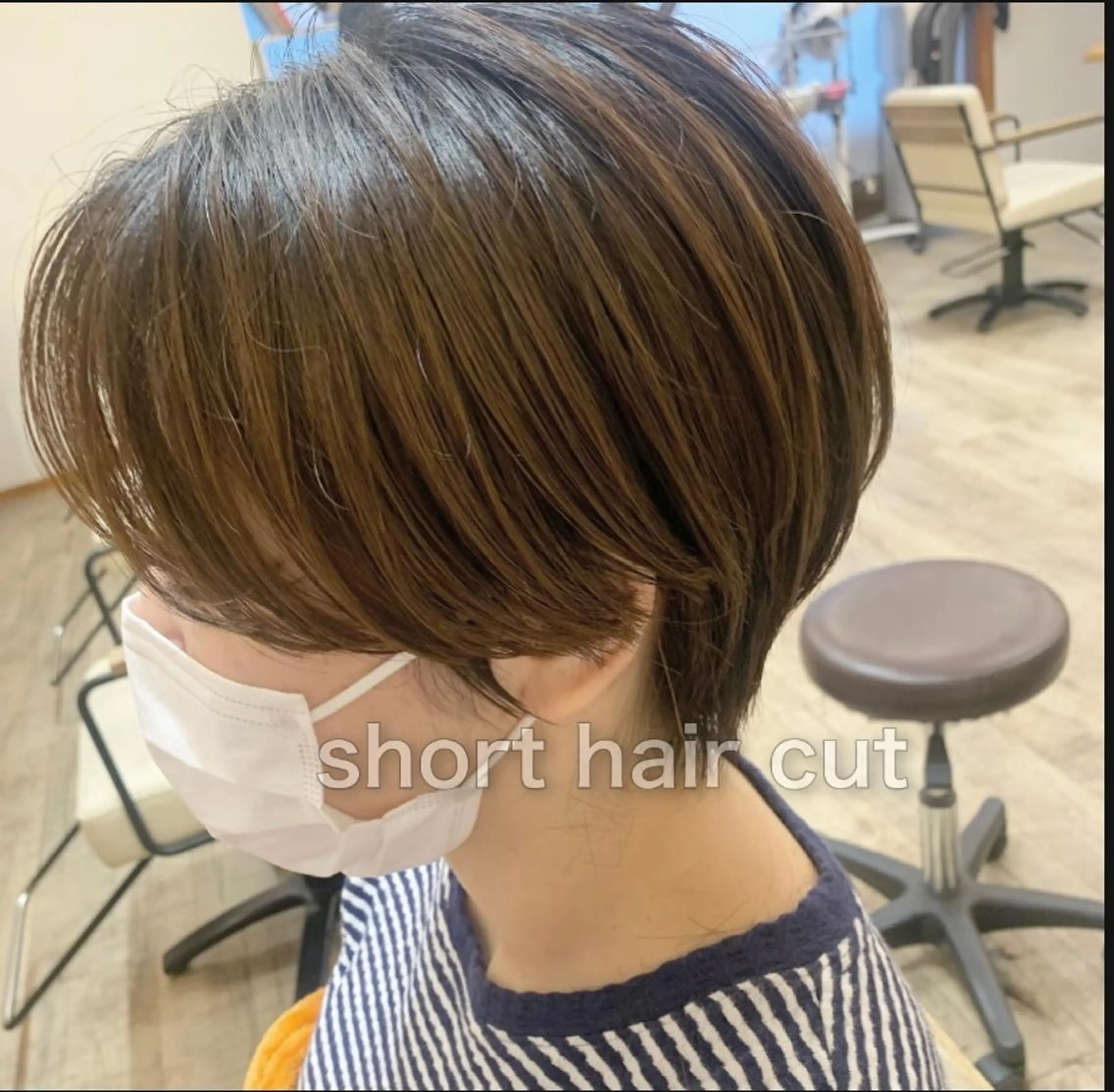 ショート ショートボブ ハンサムショート ボブ ショートヘア F-LILA (リラ)Ainaのヘアスタイル
