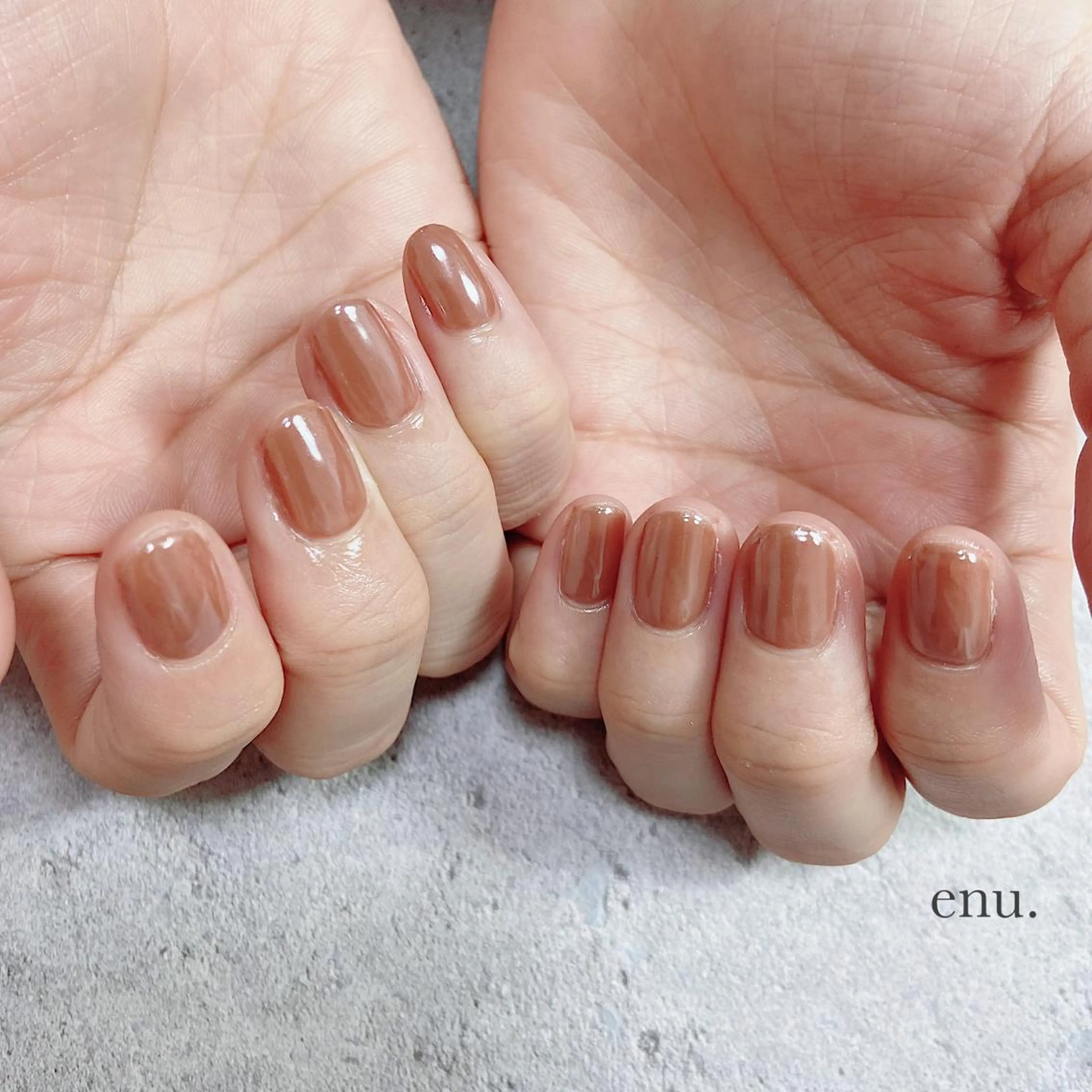 ネイル ミラーネイル ハンドネイル enu. nanakoのネイルデザイン