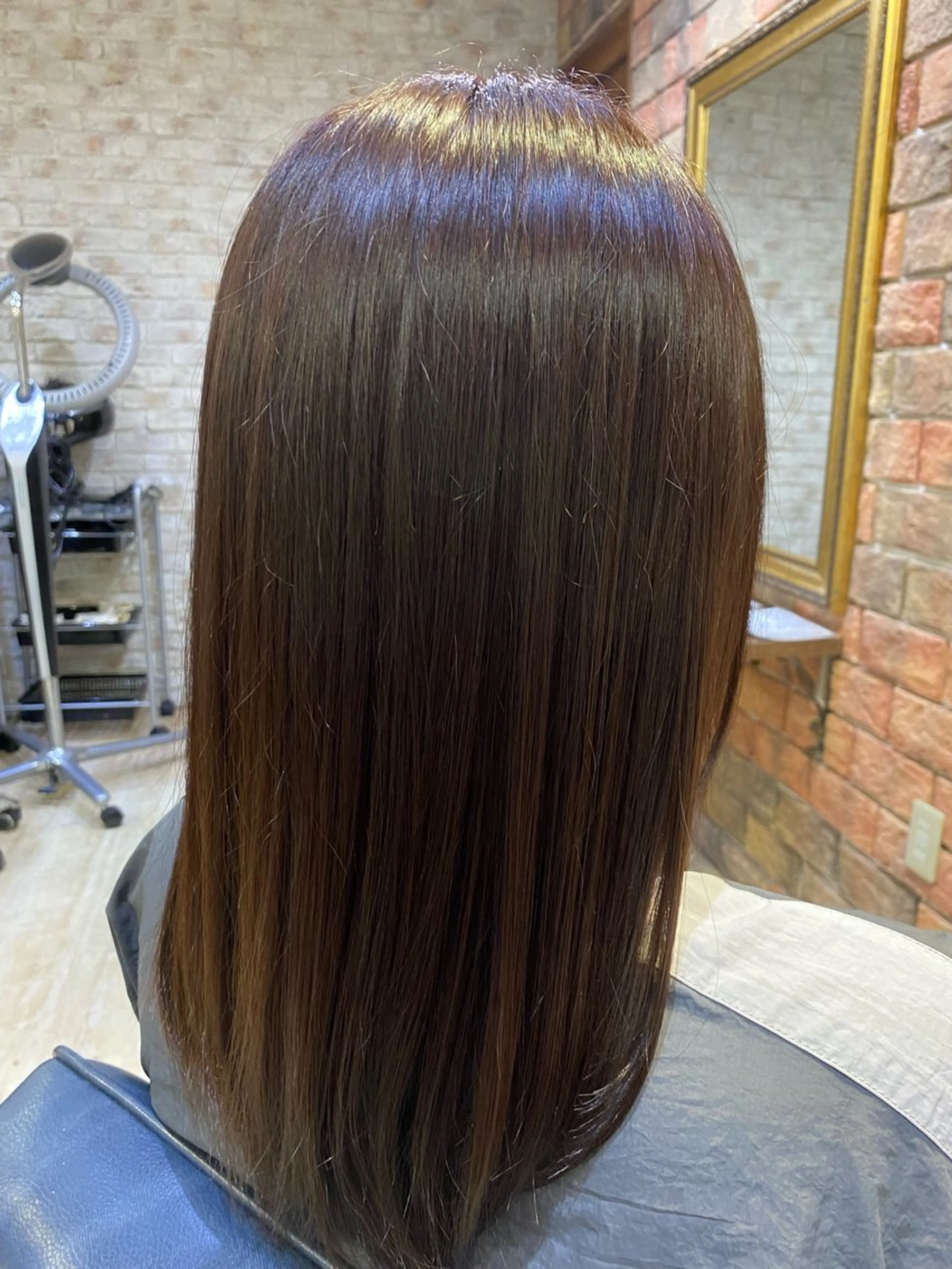 ミディアム カラー アッシュ ベージュカラー 田中 元規のヘアスタイル