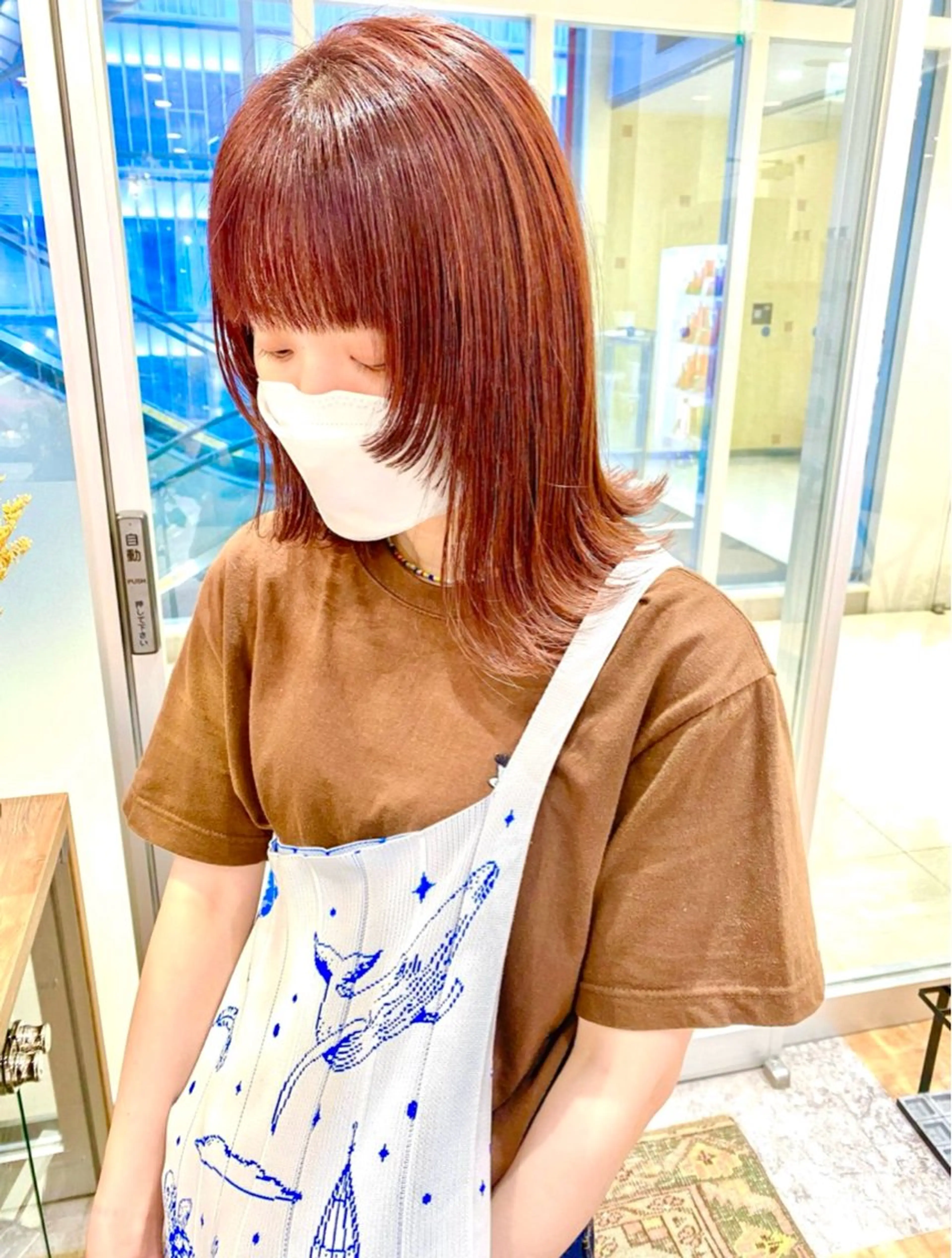 カラー 🍎エクステ/暖色 カラー🍎あyaかのヘアスタイル