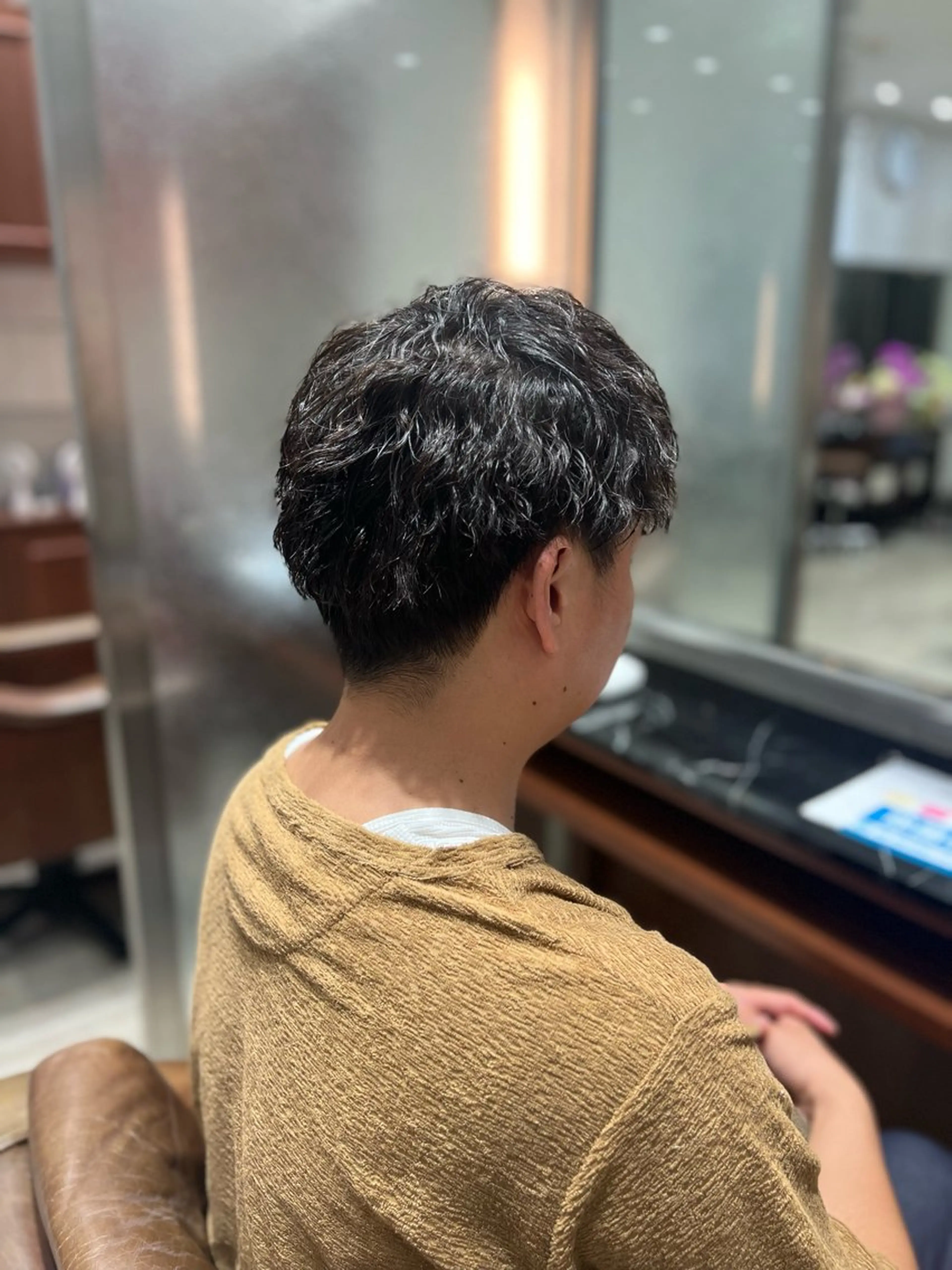 パーマ メンズ 山田 美幸のヘアスタイル