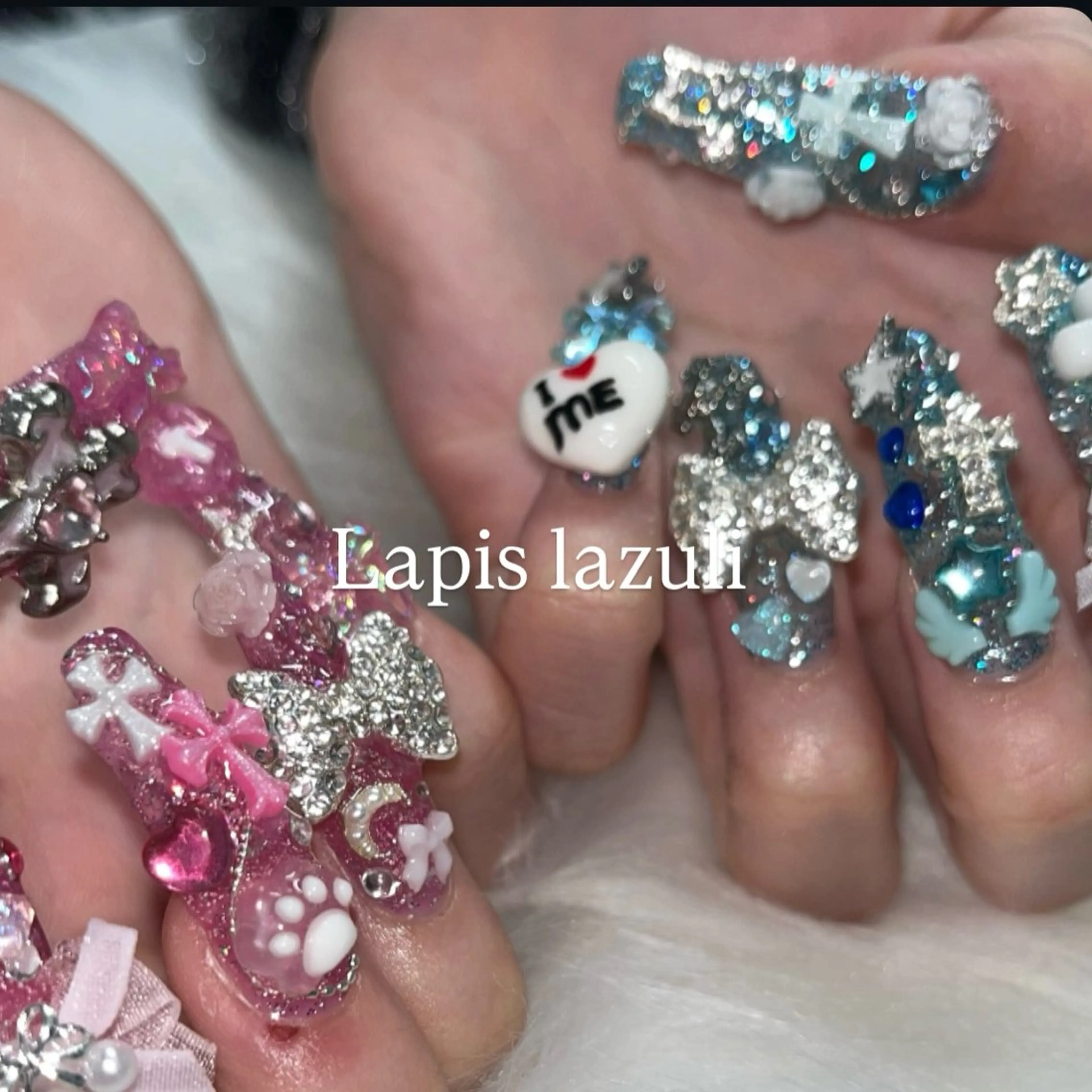 ネイル ハンドネイル YURINA ⋆꙳𝜗𝜚꙳.*‬のネイルデザイン