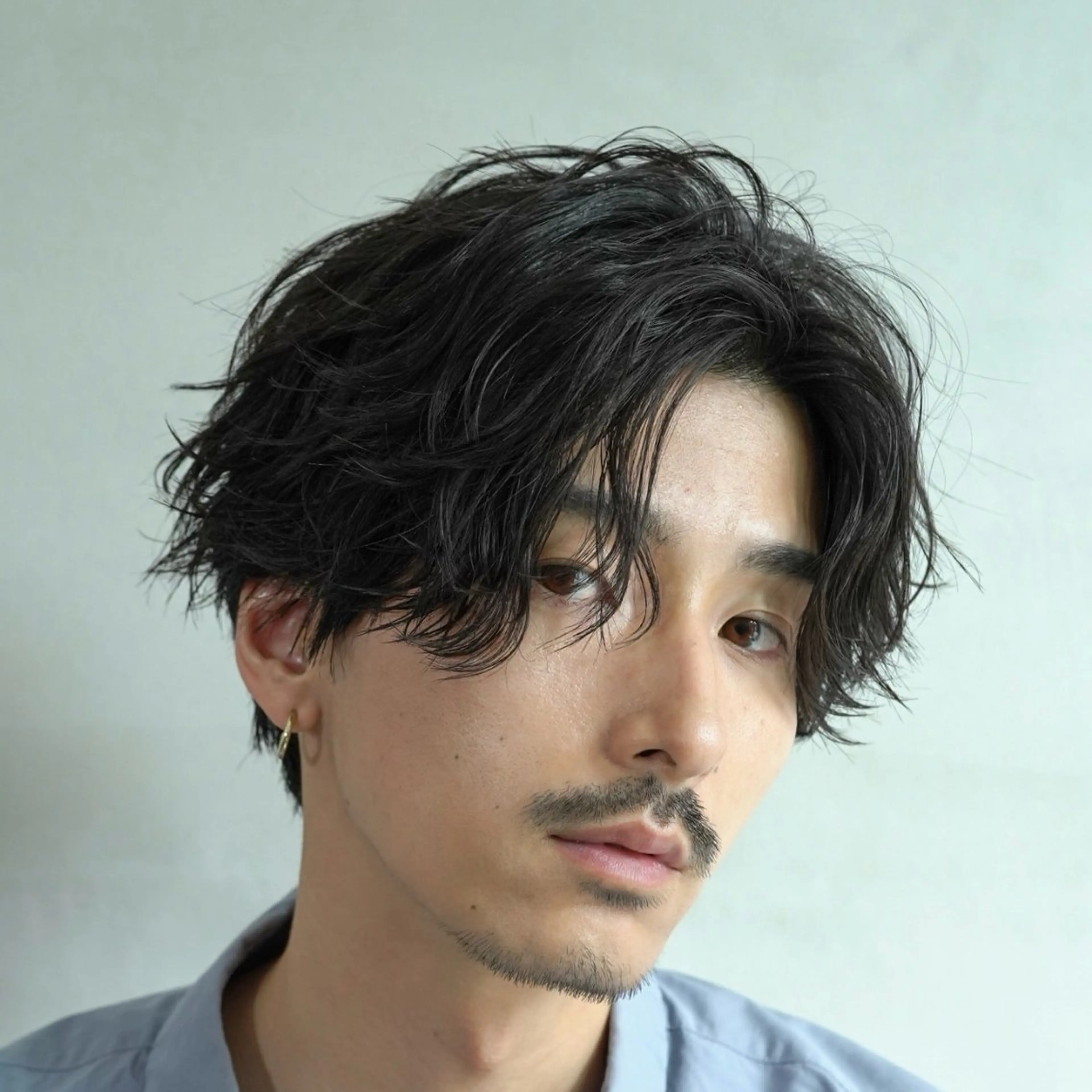 パーマ メンズ センターパート フェザーパーマ マッシュ メンズパーマ プードルパーマ カット パーマ 仙台メンズパーマ/ fifth/丸山佳叶のヘアスタイル