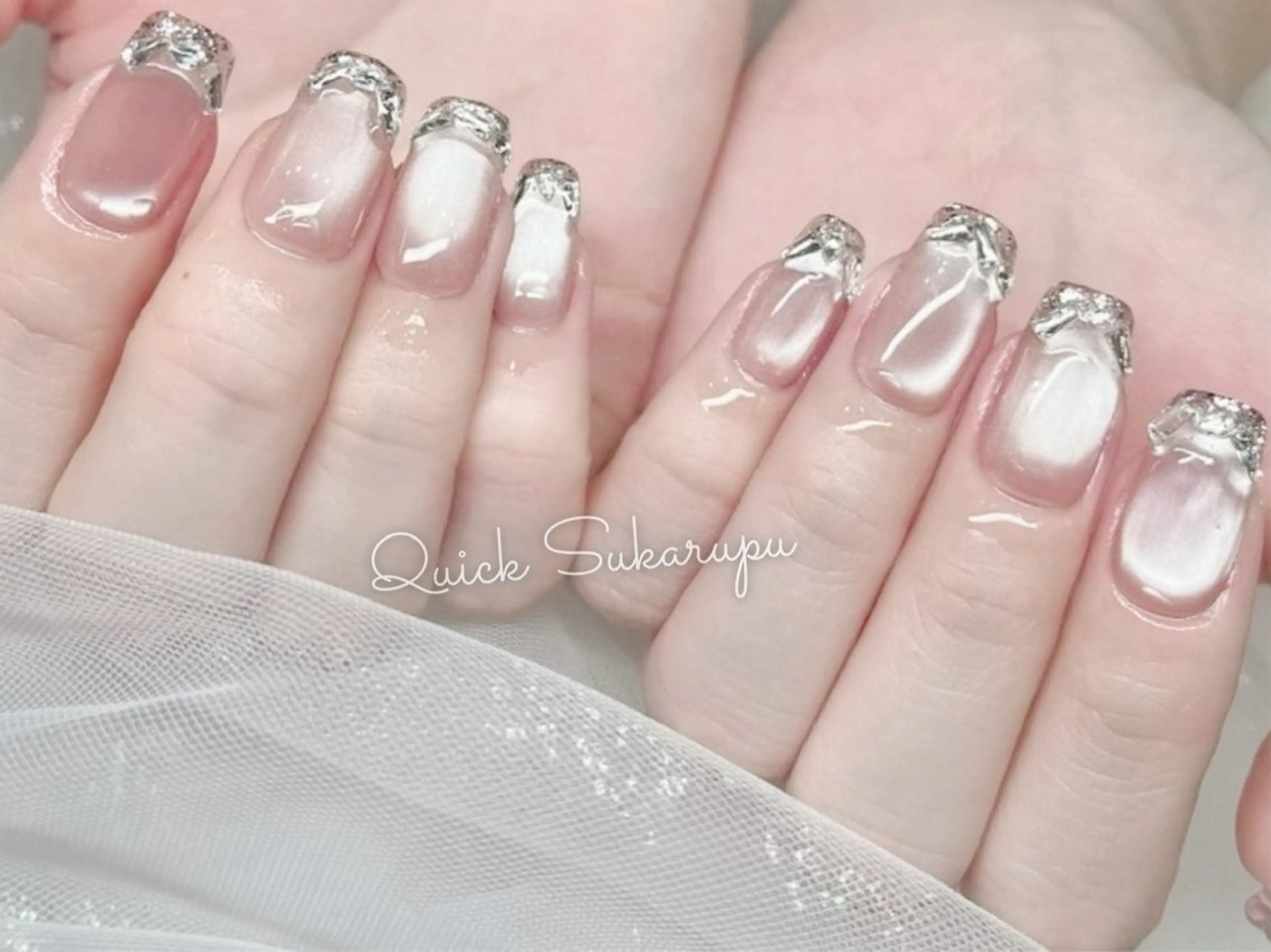 ミディアム Quick Sukarupuのネイルデザイン