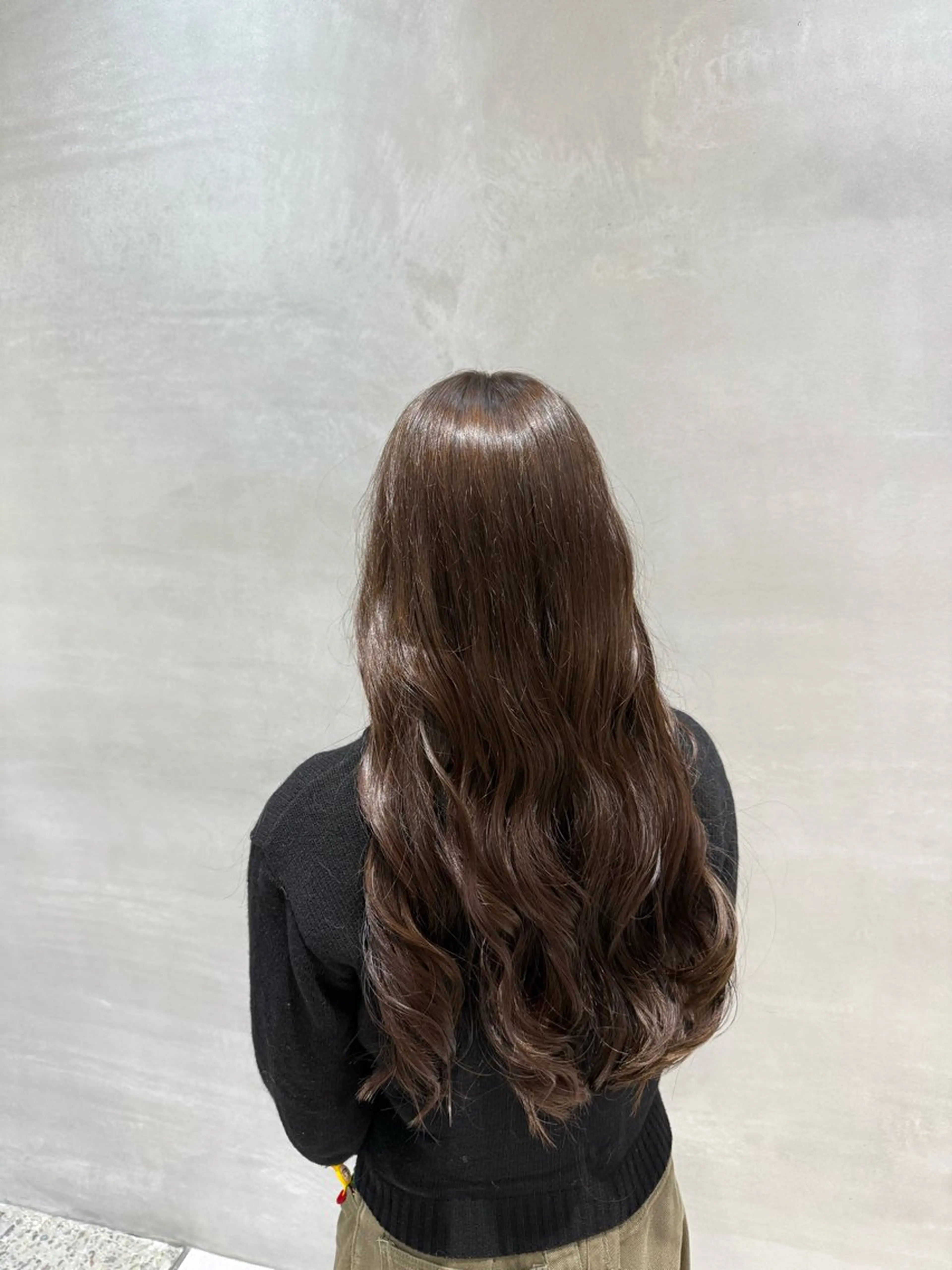 カラー ベージュカラー 俟野月祈 DIVADIVOのヘアスタイル