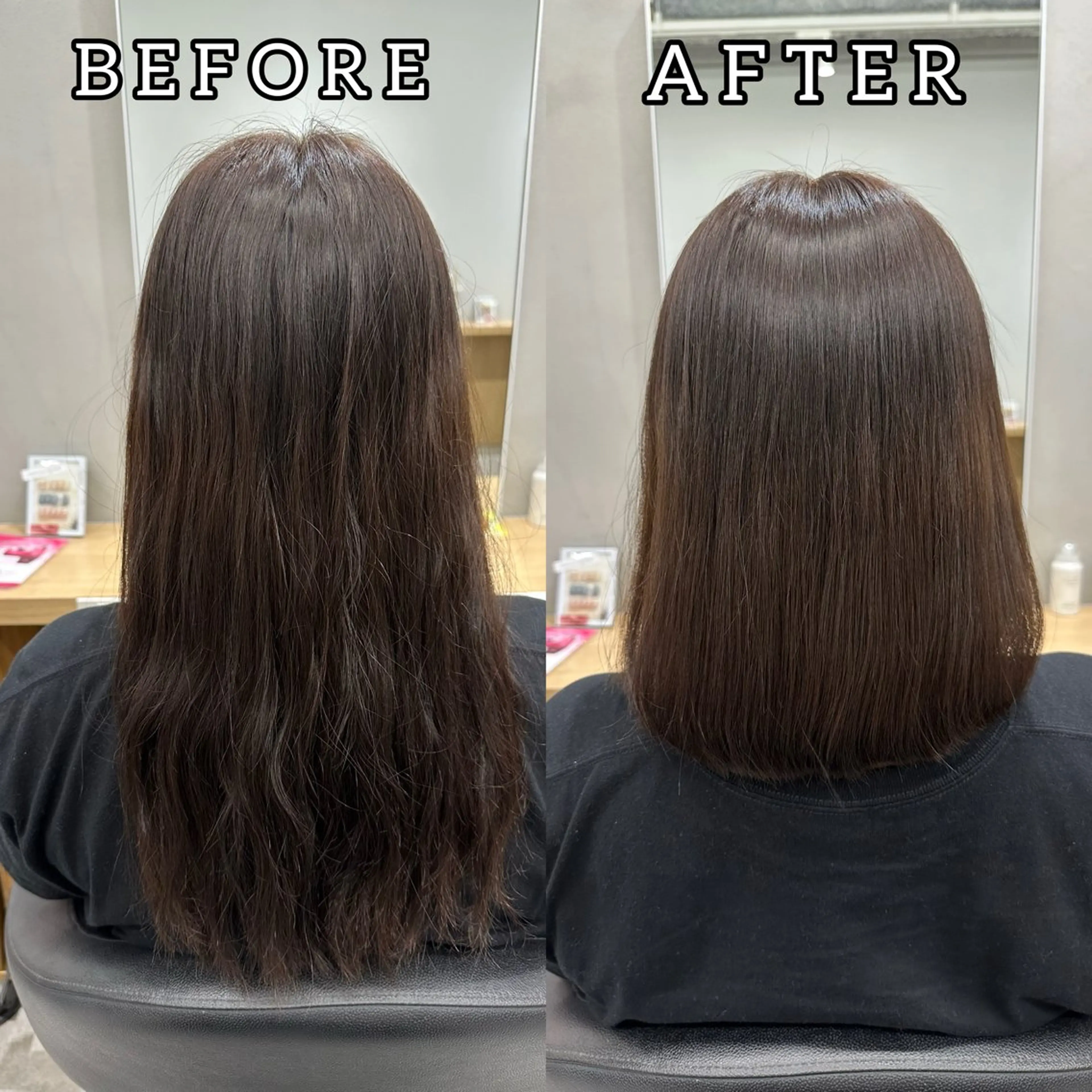 セミロング 髪質改善 巻ける髪質改善🫧ハ イライト/永田汰伊智のヘアスタイル