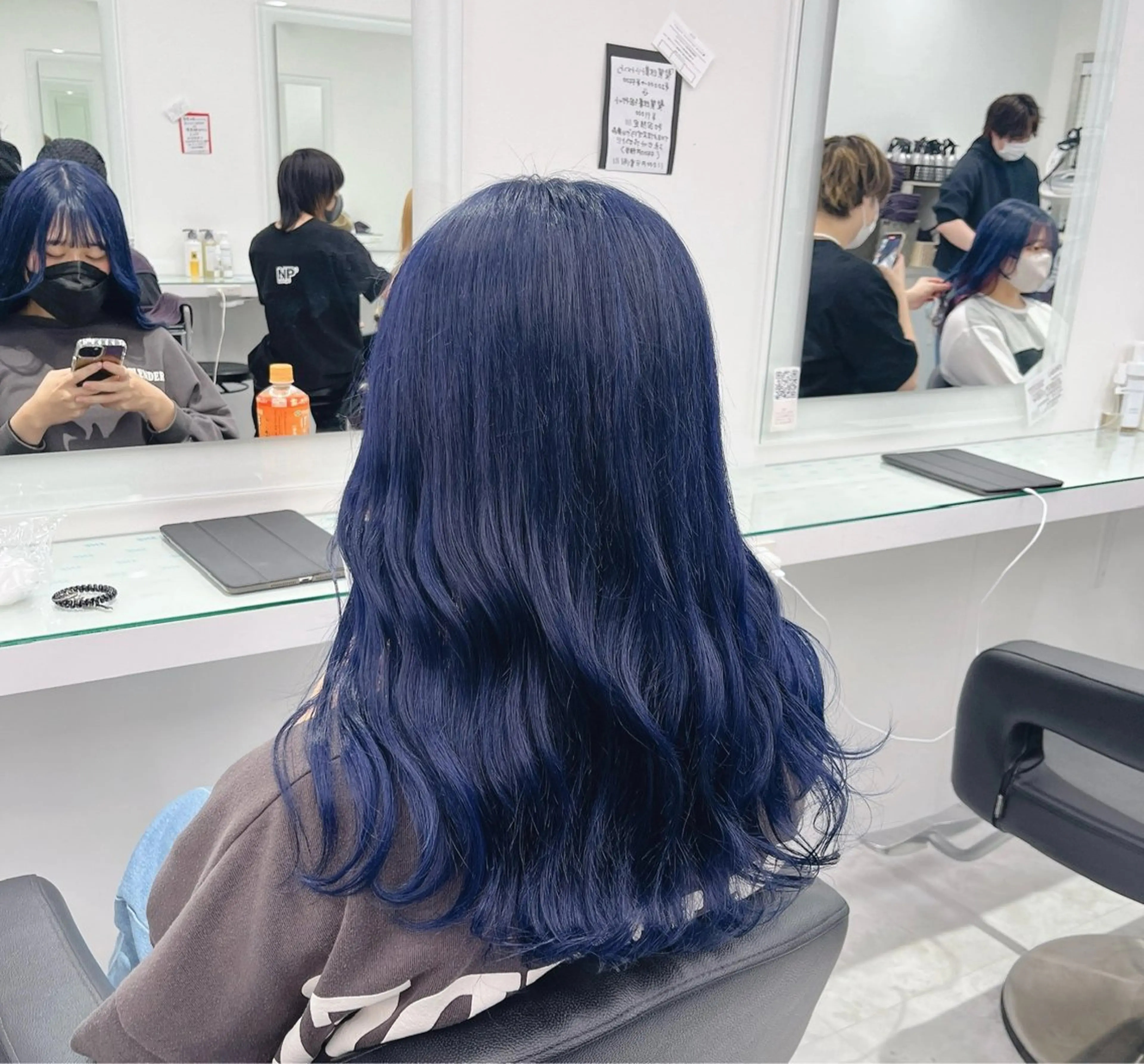 ロング カラー 韓国っぽ♡寒色/暗髪 🫧MOEKA🦋のヘアスタイル