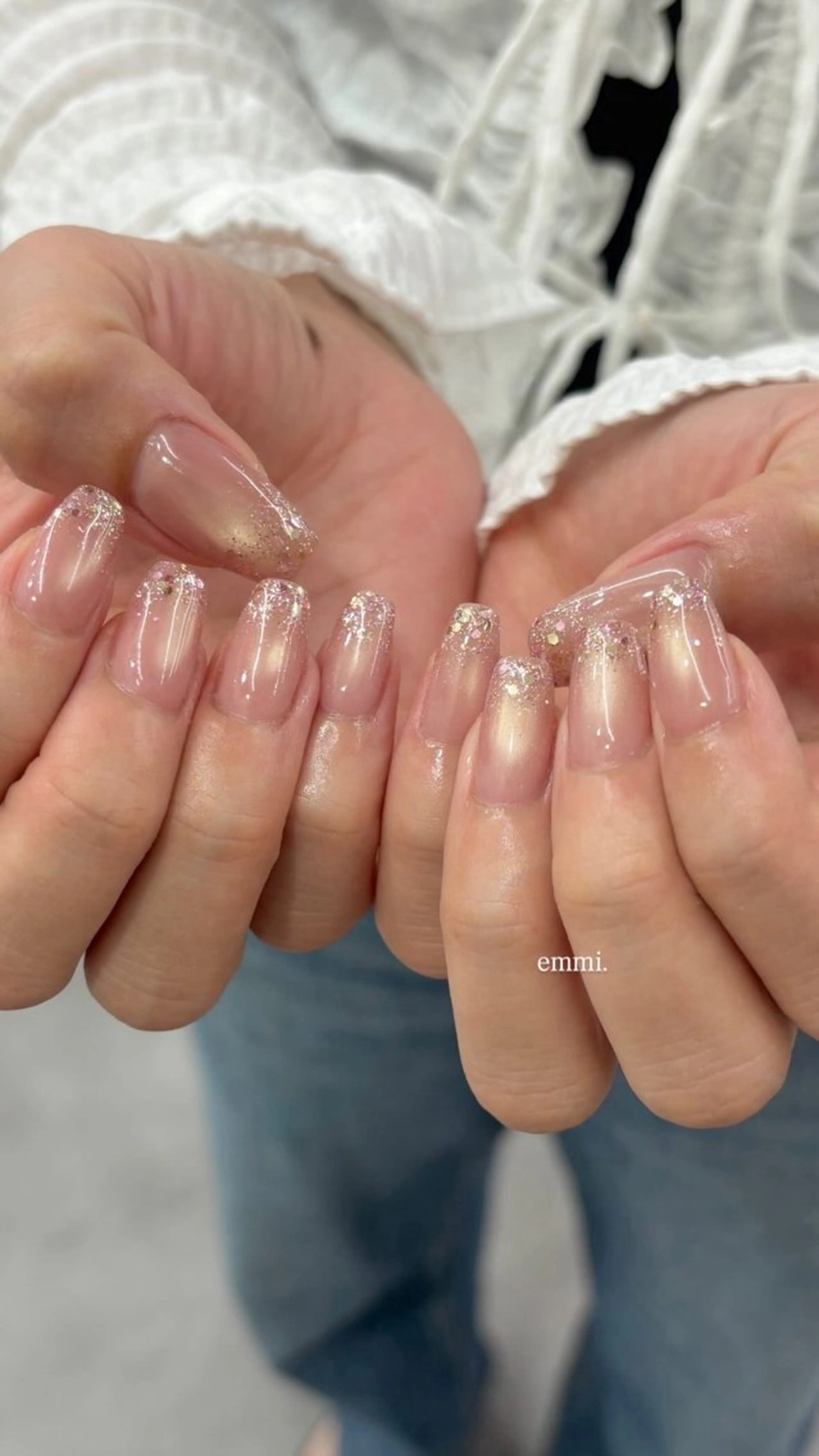 ネイル キラキラネイル ハンドネイル emmi nailのネイルデザイン