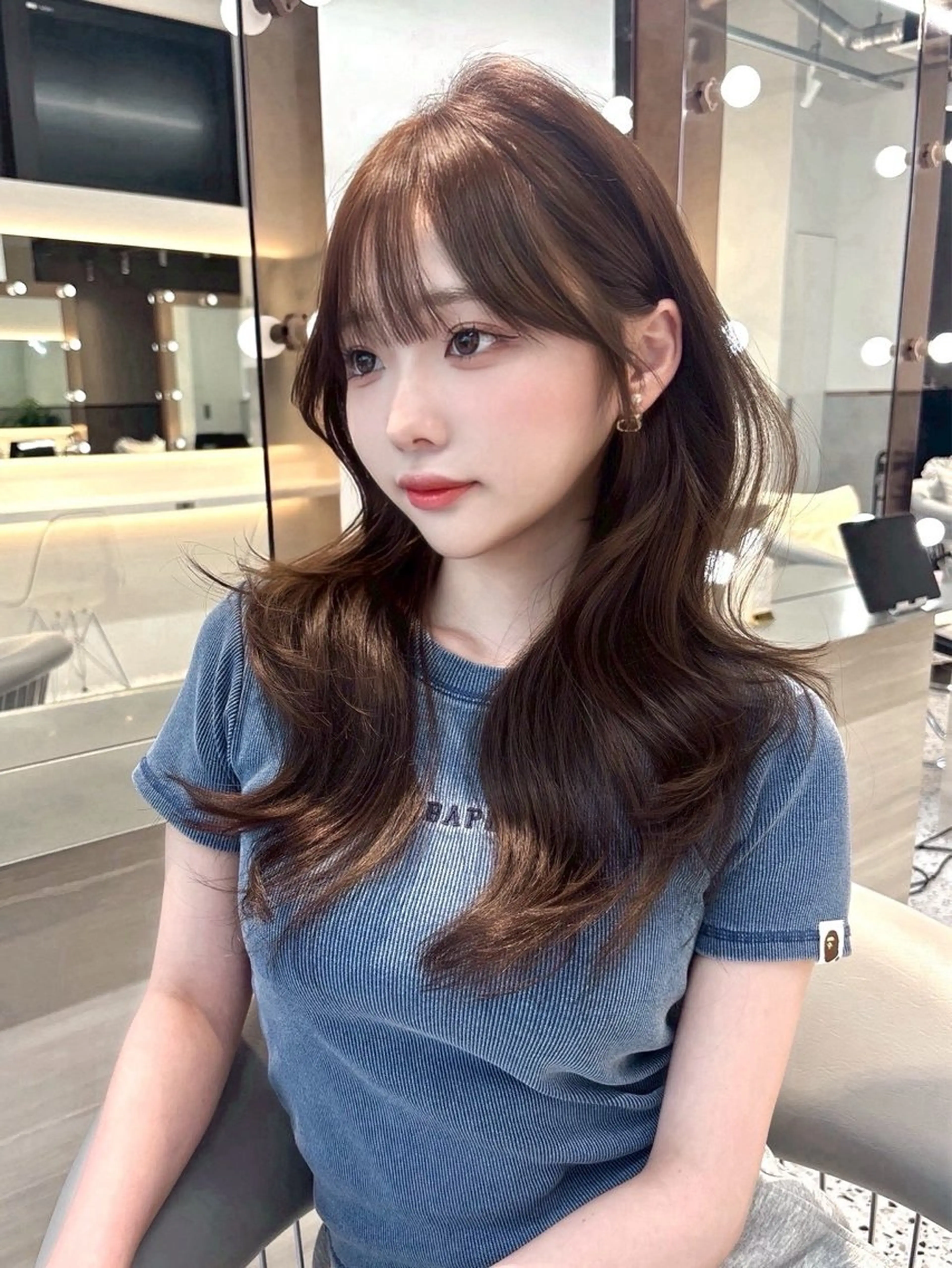 ロング レイヤーカット カット ヘアカラー 🎀透明感カラー shizuka🎀のヘアスタイル