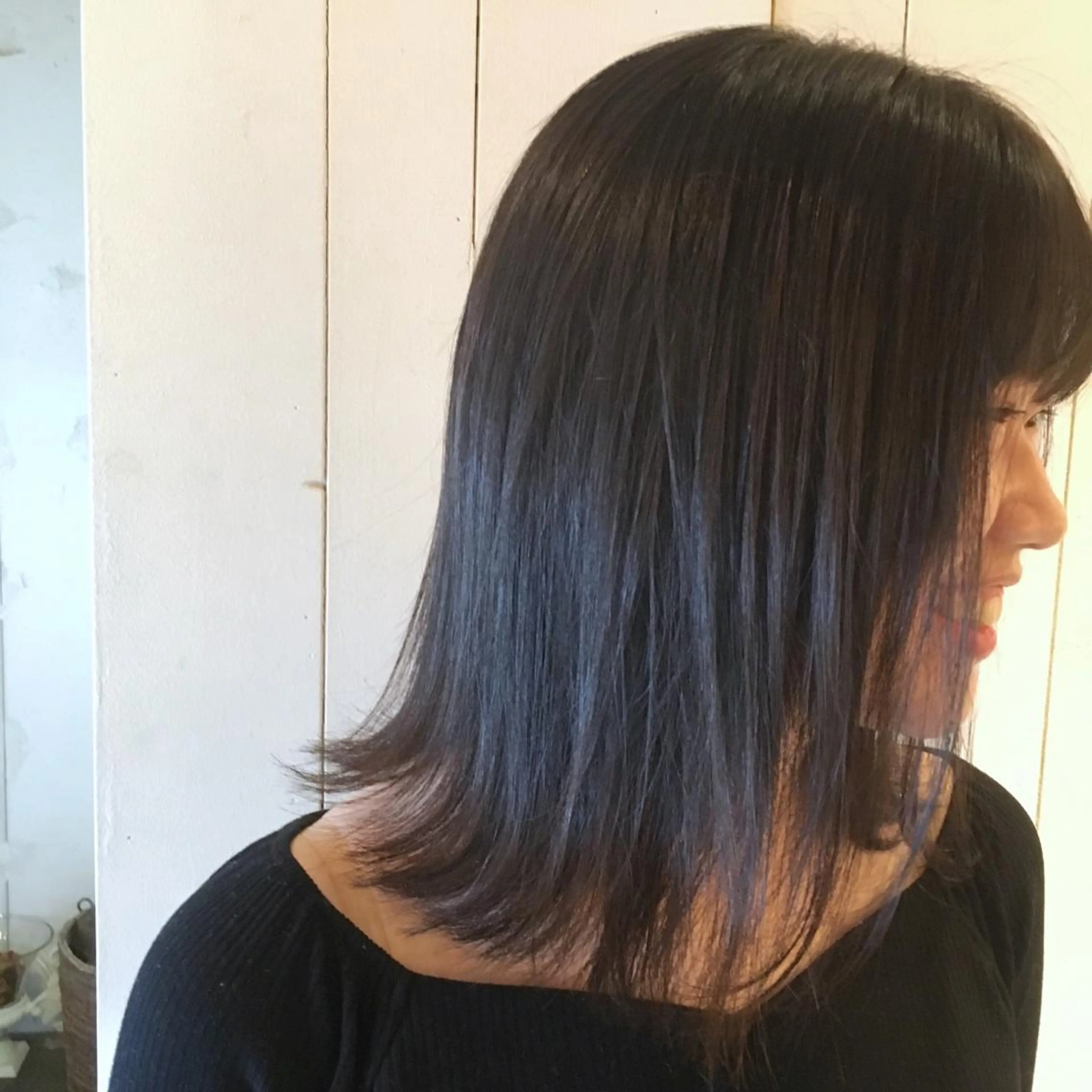 ミディアム カラー 低ダメージパーマ ケアパーマ/武田明大のヘアスタイル