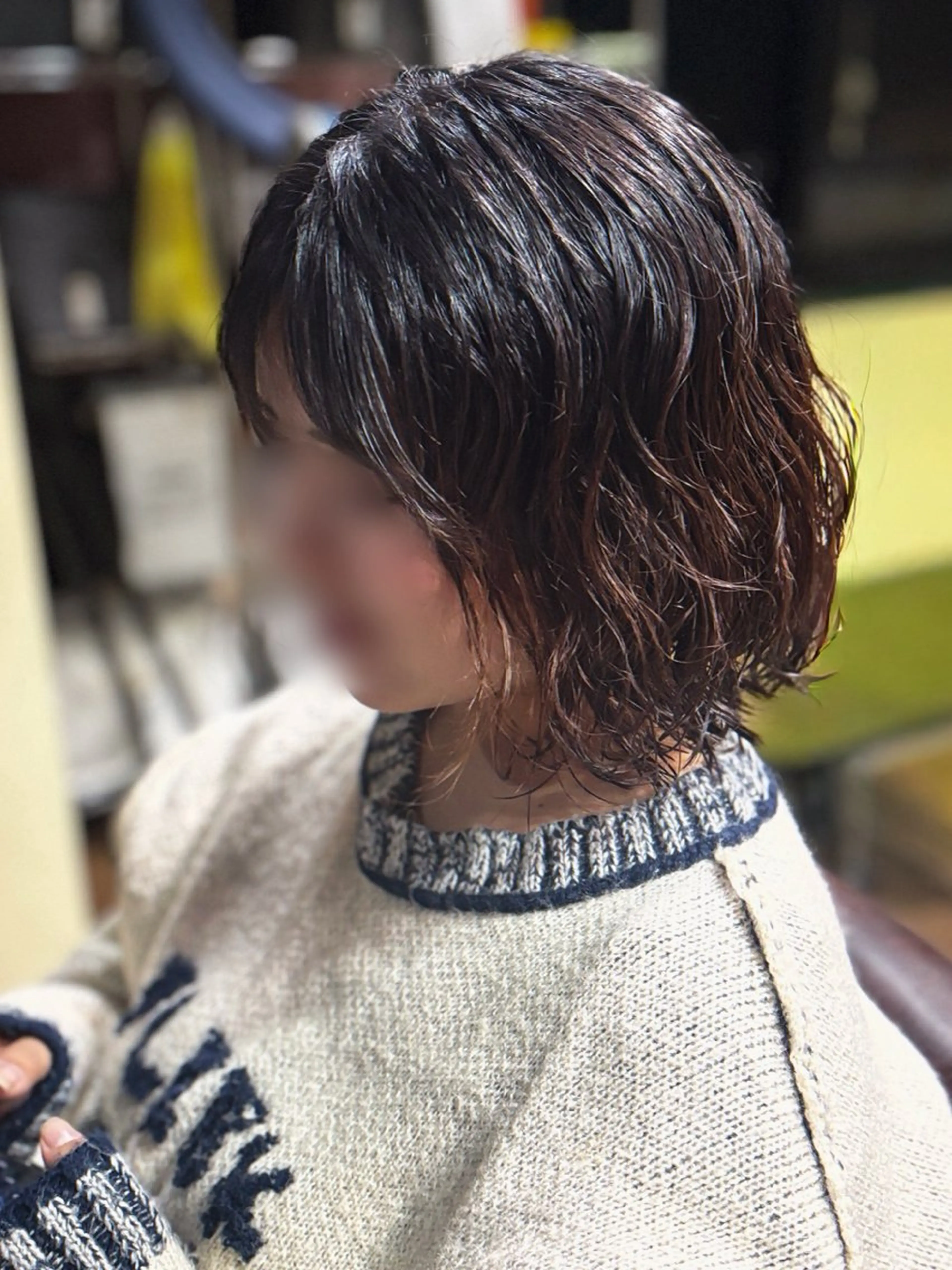 ミディアム カット パーマ トリートメント . kanokoのヘアスタイル