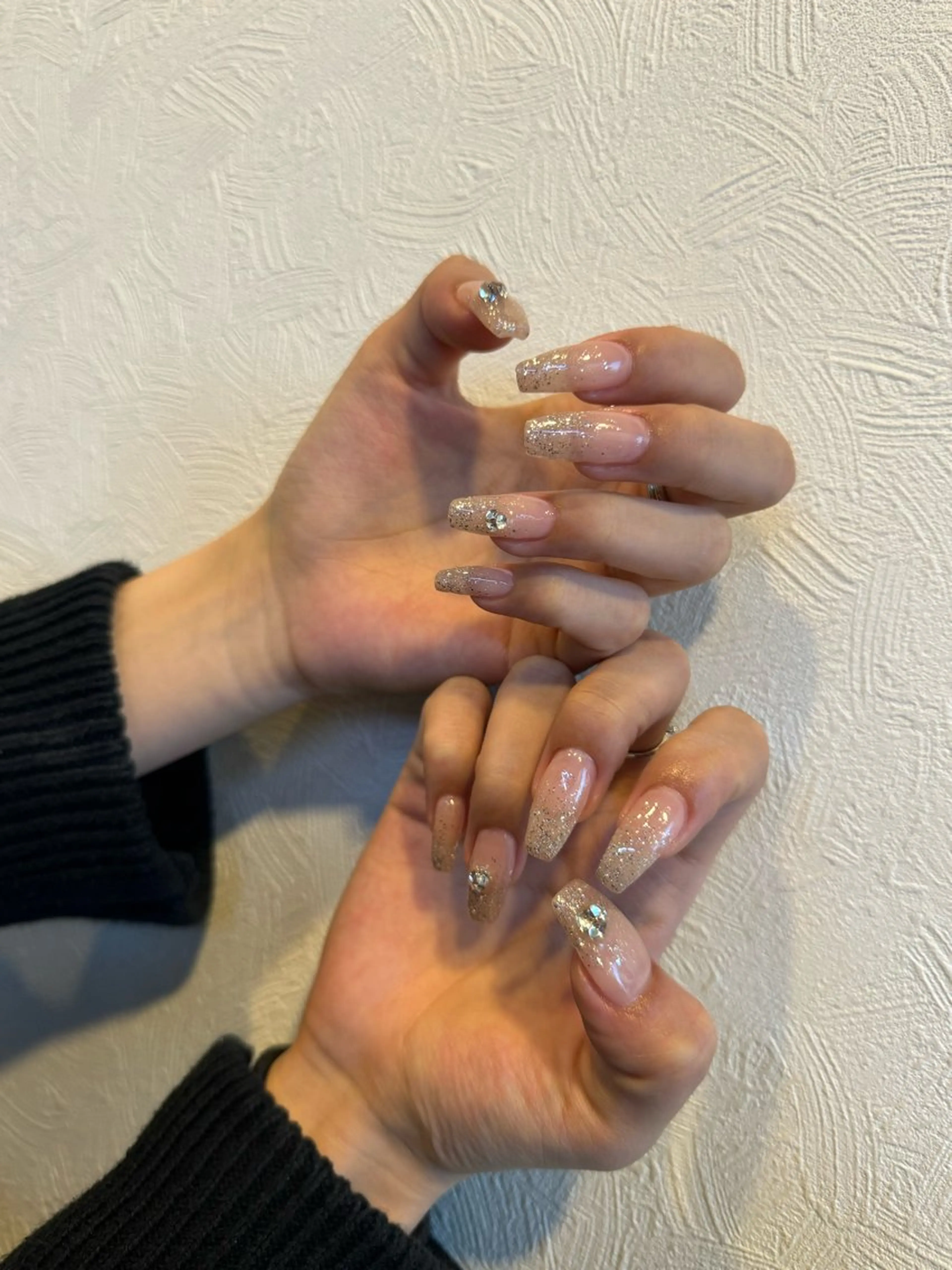 ネイル フレンチネイル 韓国ネイル マグネットネイル メンズネイル ニュアンスネイル ハンドネイル GRANDE大須 Cecil💜のネイルデザイン