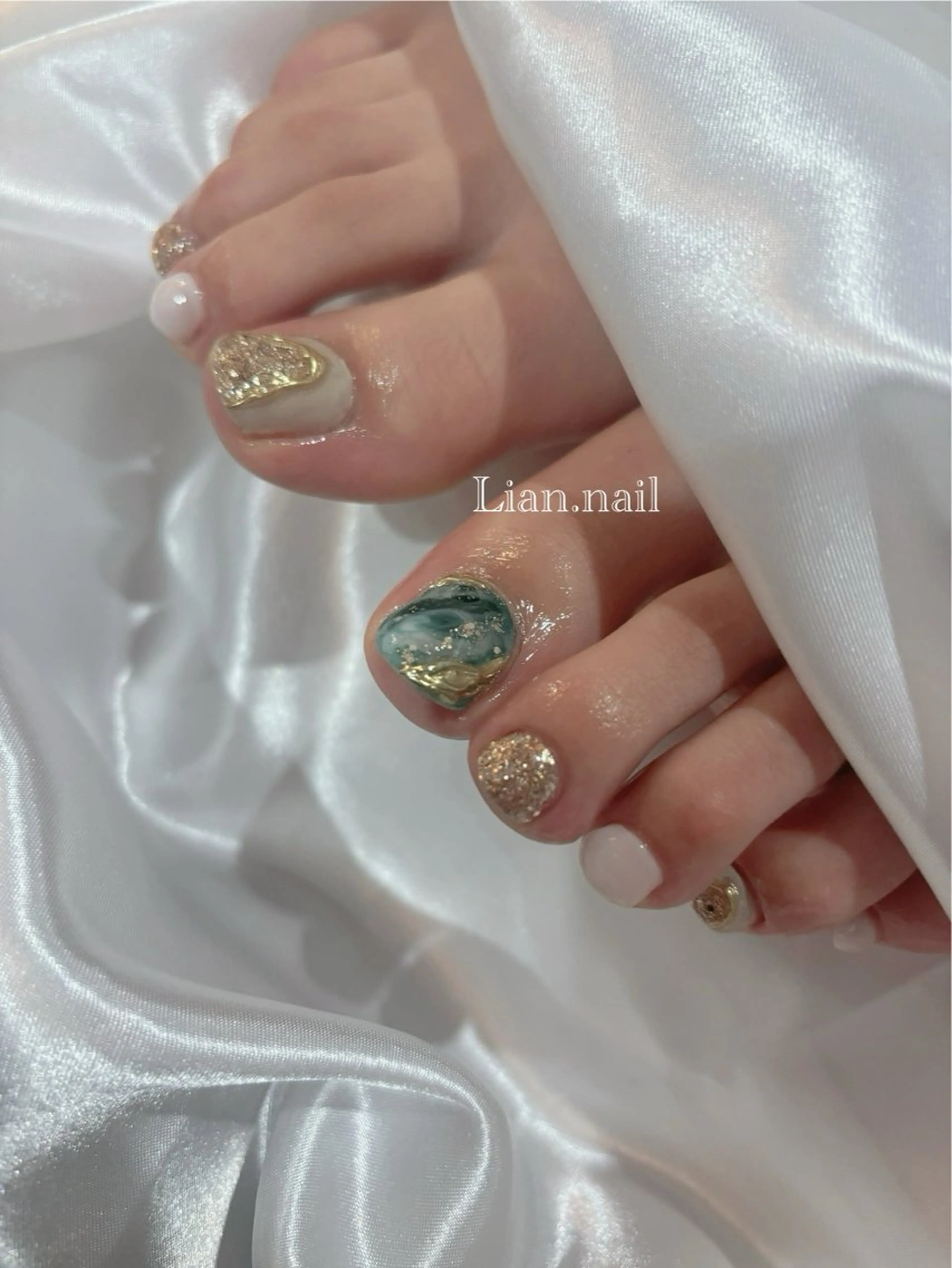 ネイル フットネイル Lian nailのネイルデザイン