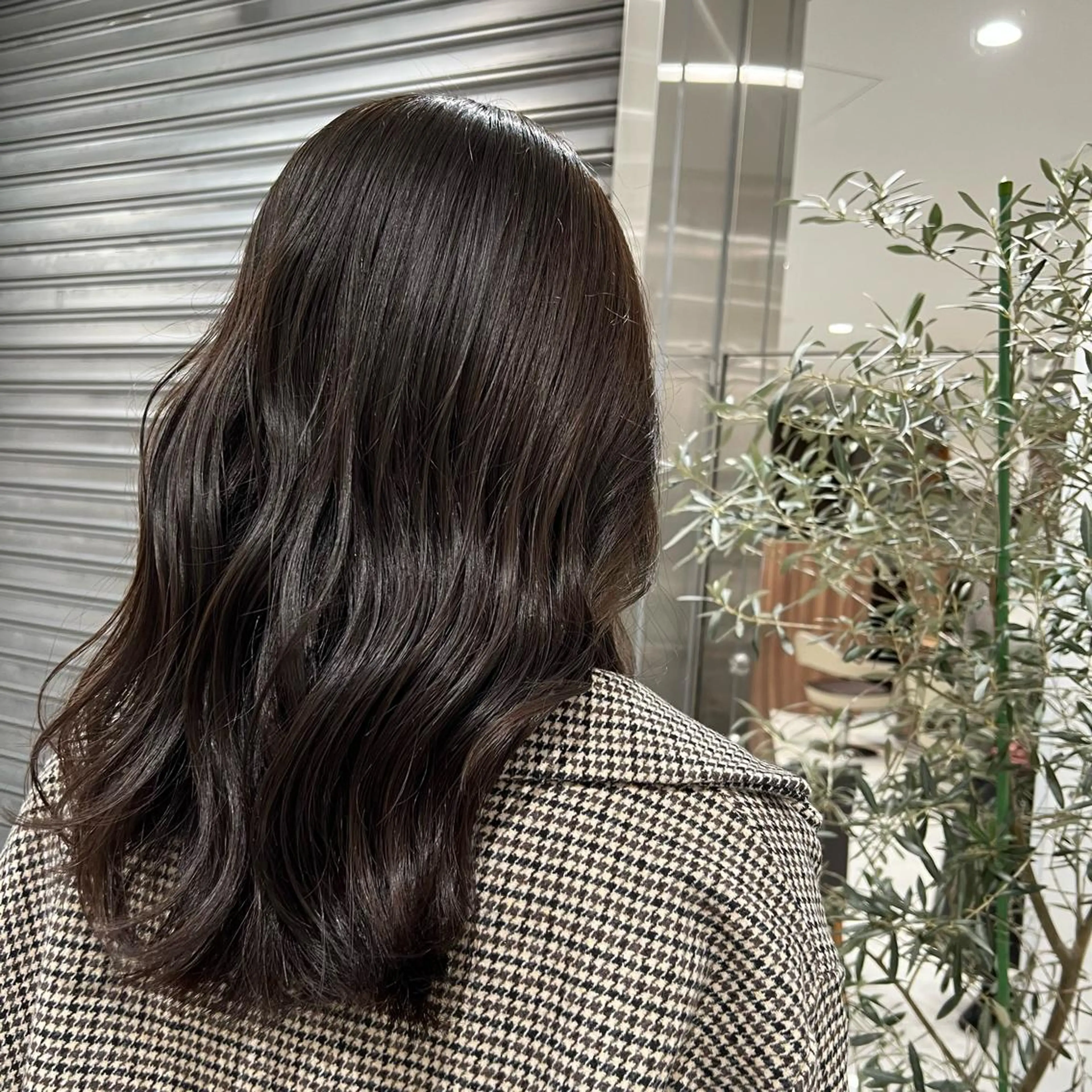 セミロング カラー ヘアアレンジ 小白井 由美のヘアスタイル