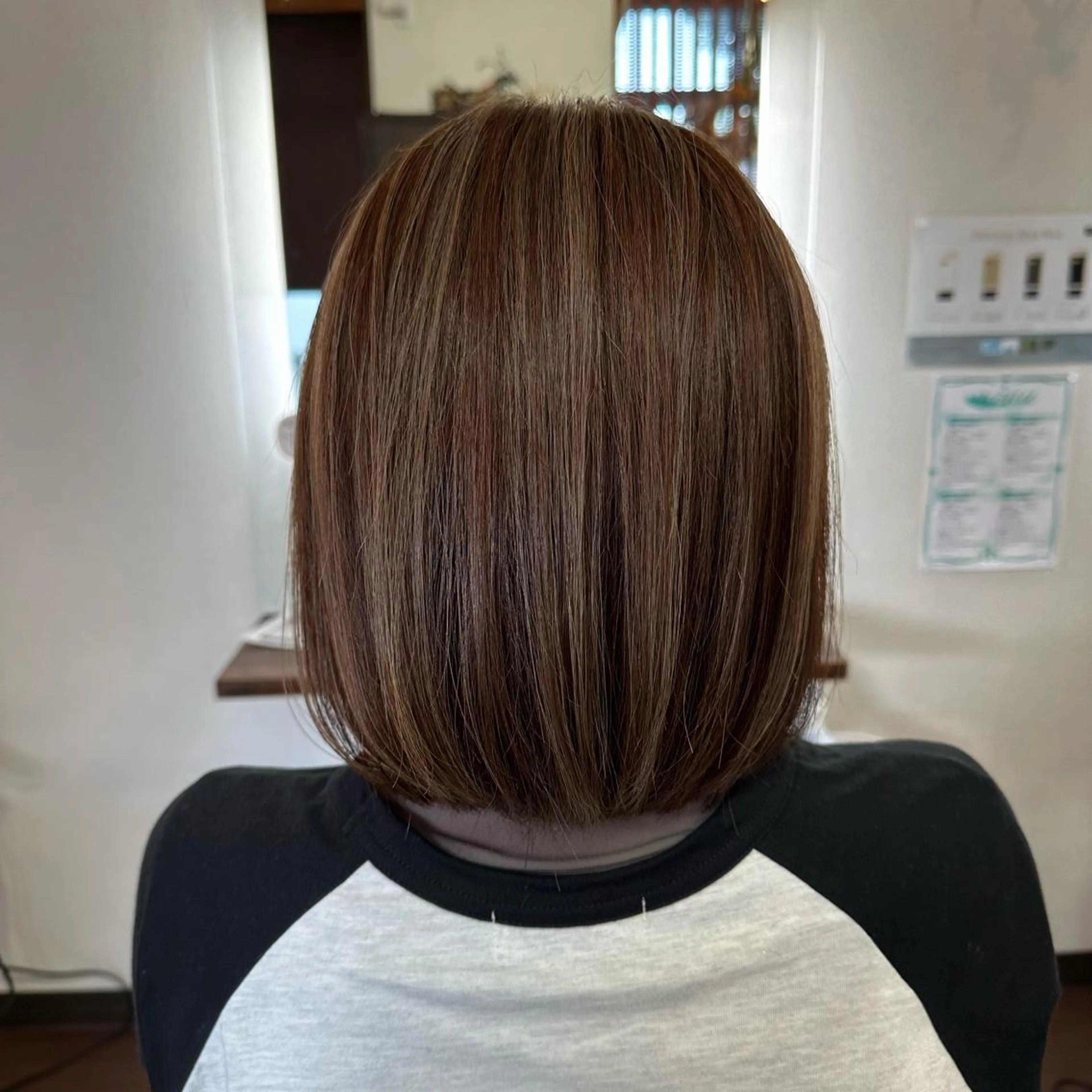 ショート カラー ハイライトカラー ボブ ハイライト カット ヘアカラー トリートメント 大人かわいいインナー カラー/菊池柊真🎨のヘアスタイル
