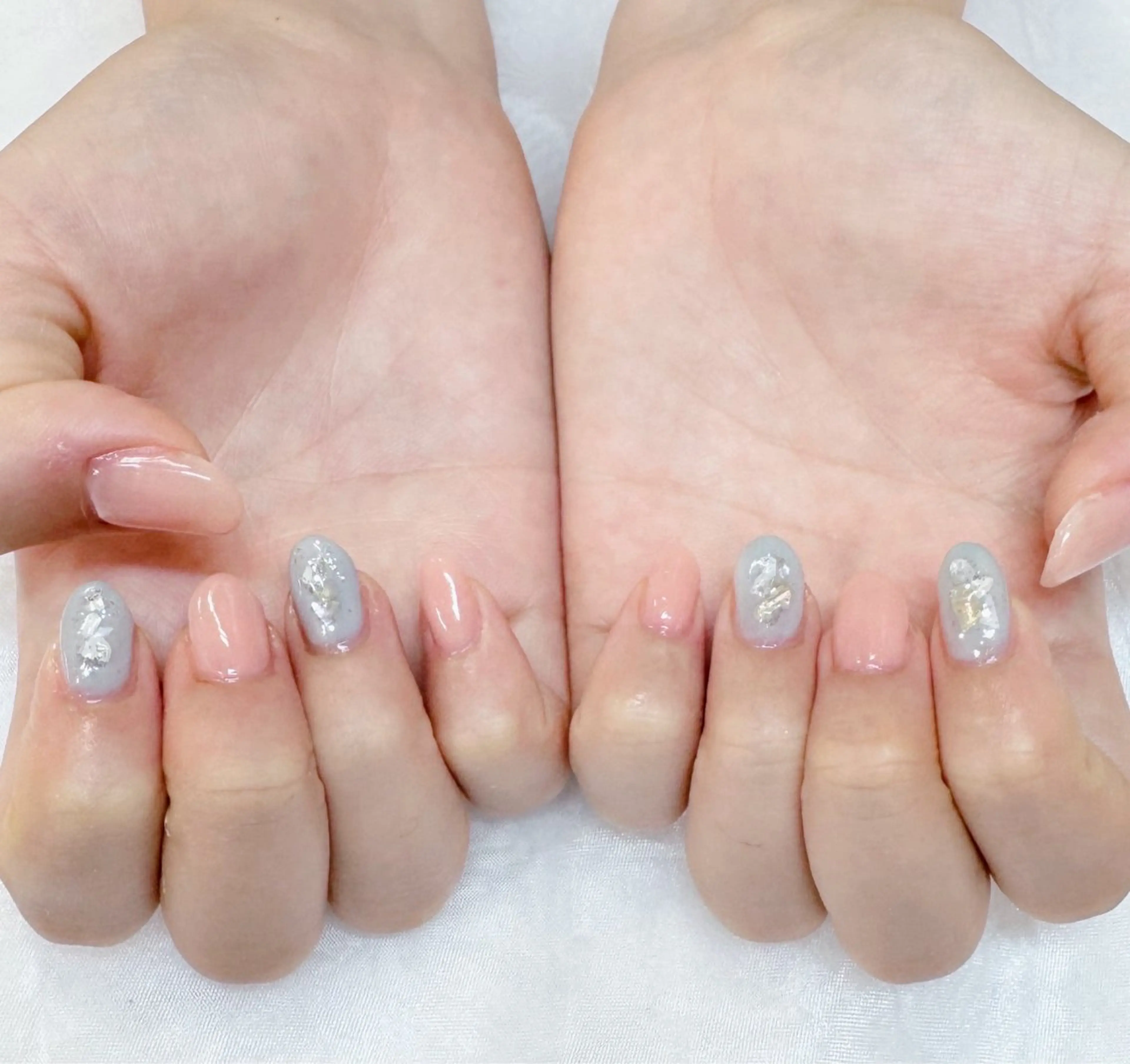 ネイル キラキラネイル ニュアンスネイル オフィスネイル maruyasu. yのネイルデザイン