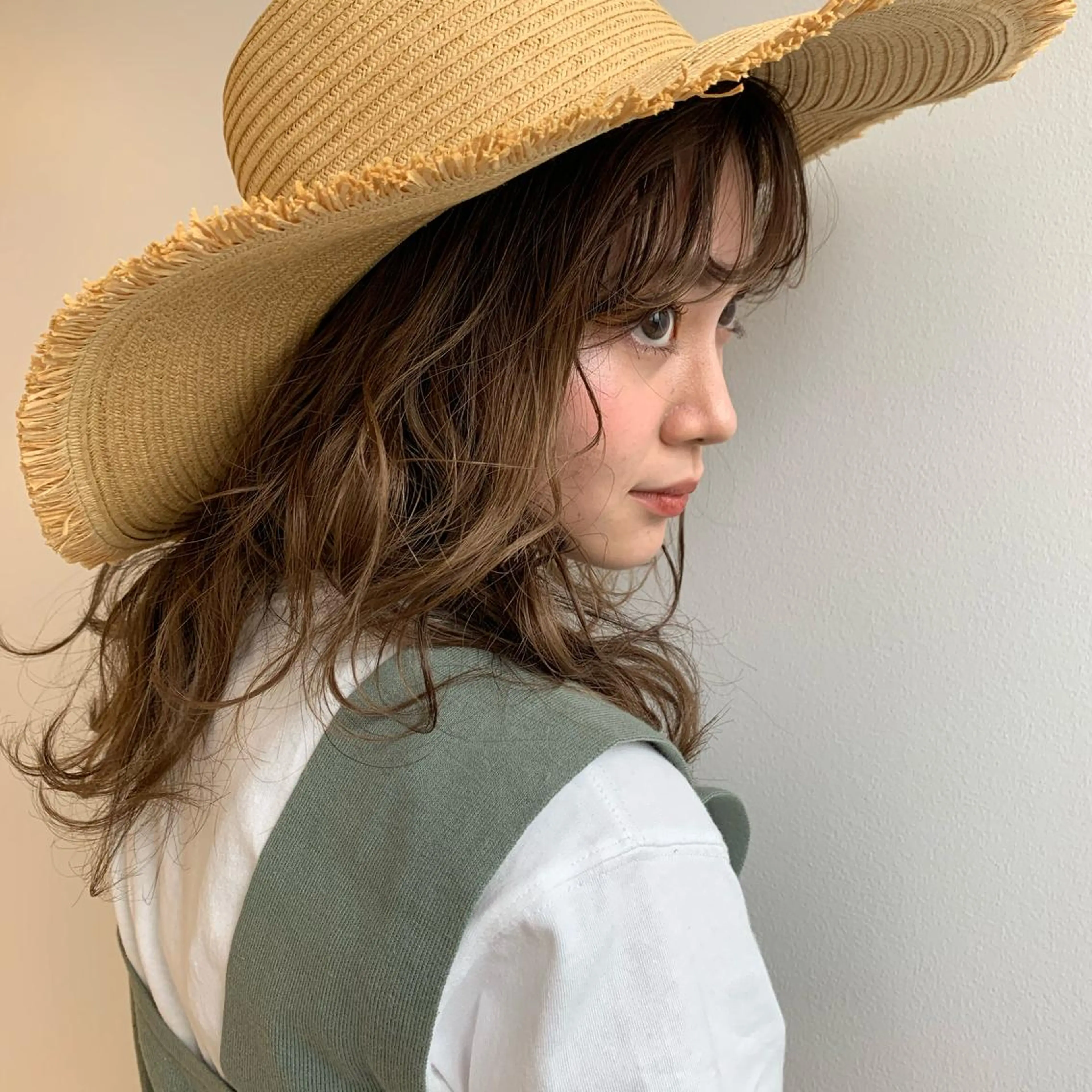 ロング ヘアアレンジ nono/パーマ /顔まわりカット🐈のヘアスタイル