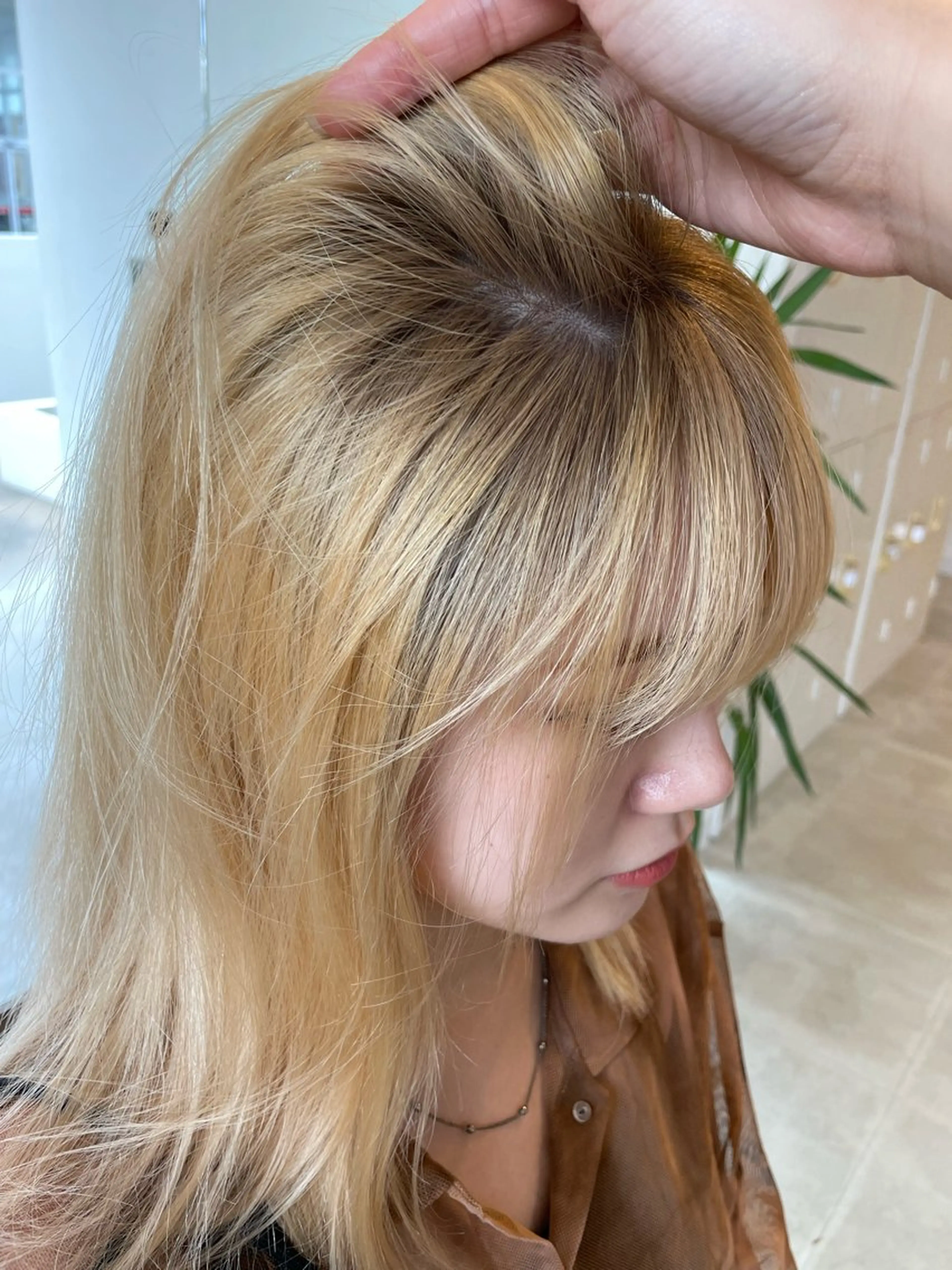 セミロング カラー ヘアカラー 野田 カレンのヘアスタイル