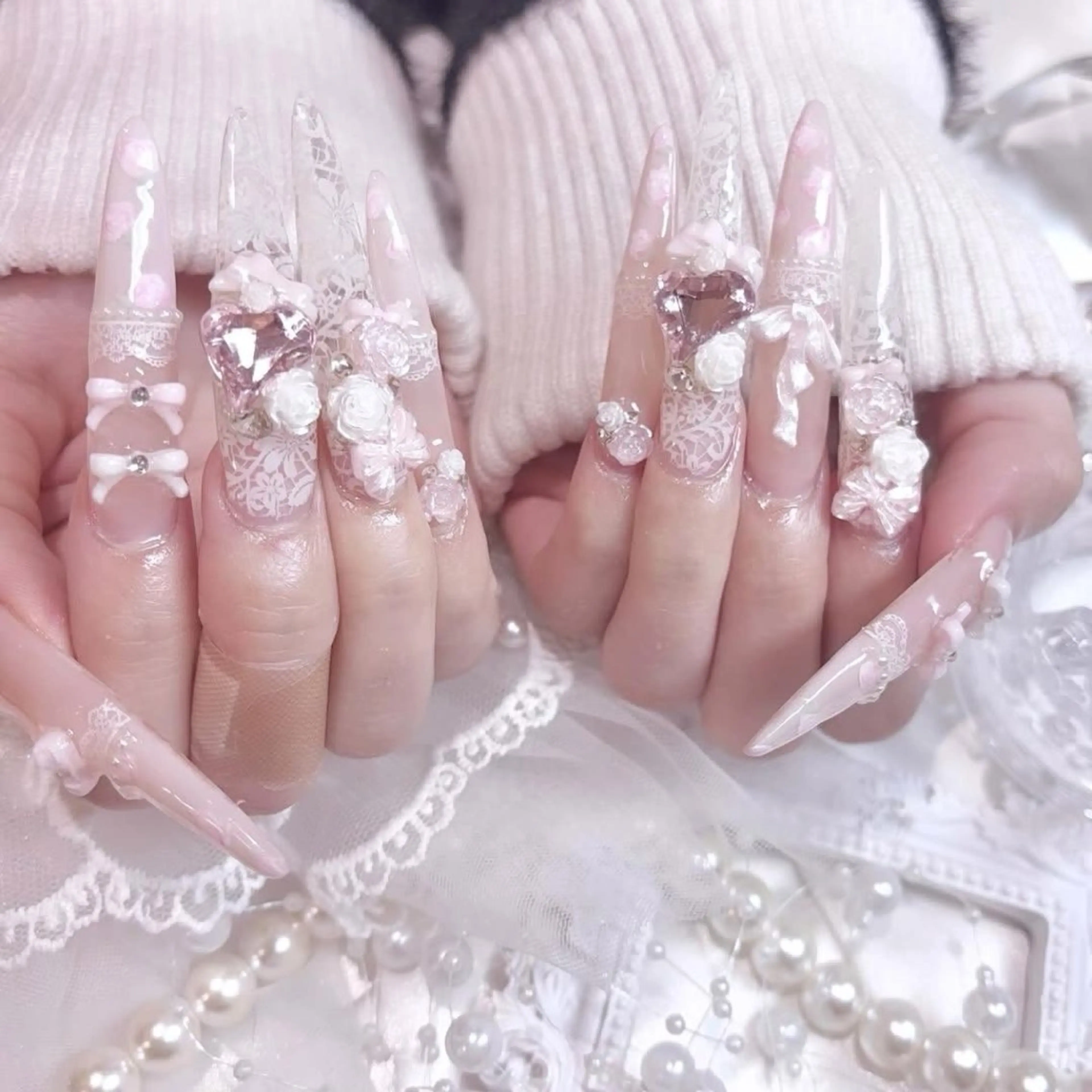 ネイル フレンチネイル 韓国ネイル シンプルネイル ワンホンネイル PLUSSPA ANHのネイルデザイン