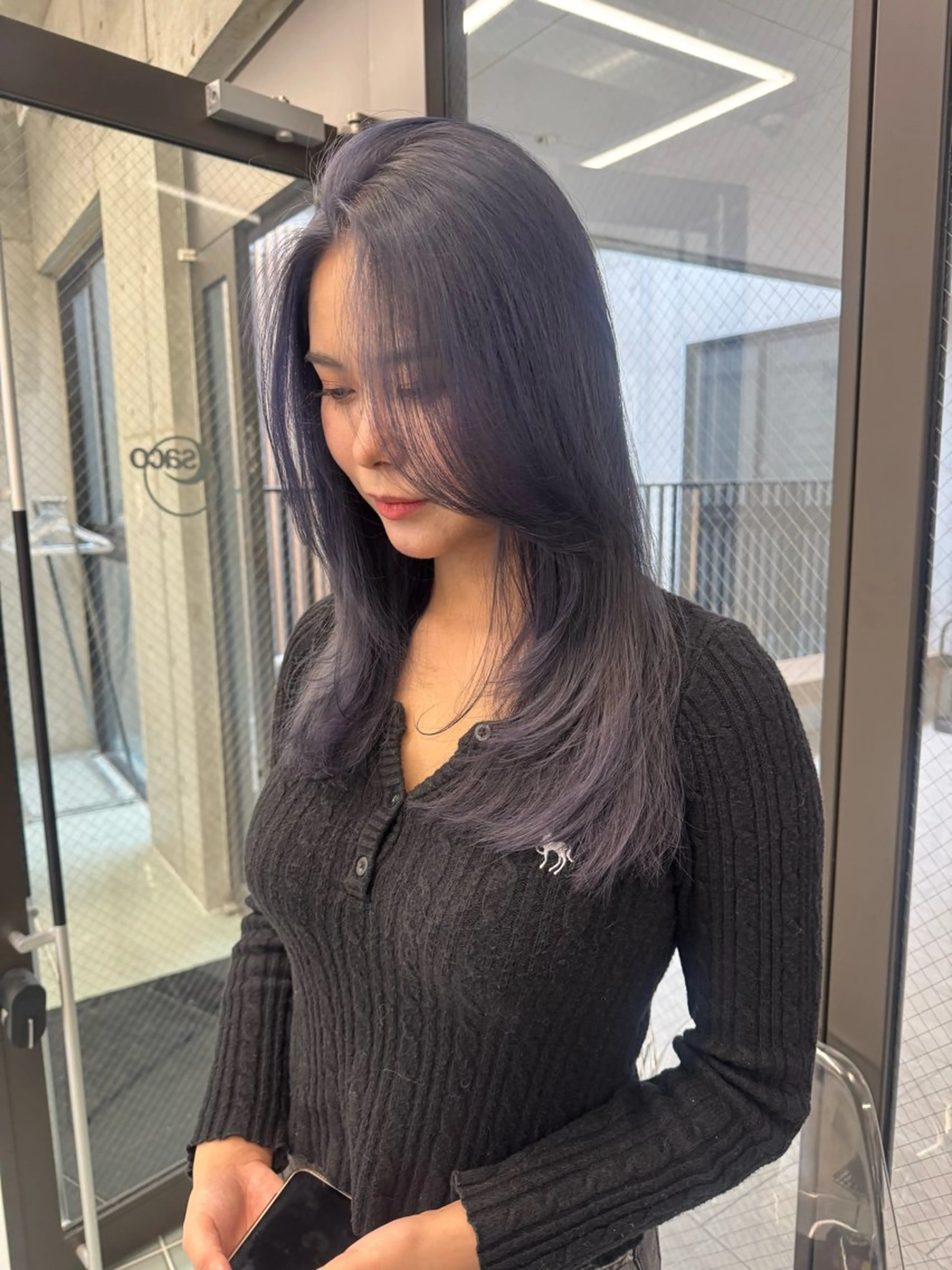 ロング カラー ヘアアレンジ レイヤーカット 🫧umu.🫧韓国 /レイヤー/ハッシュのヘアスタイル