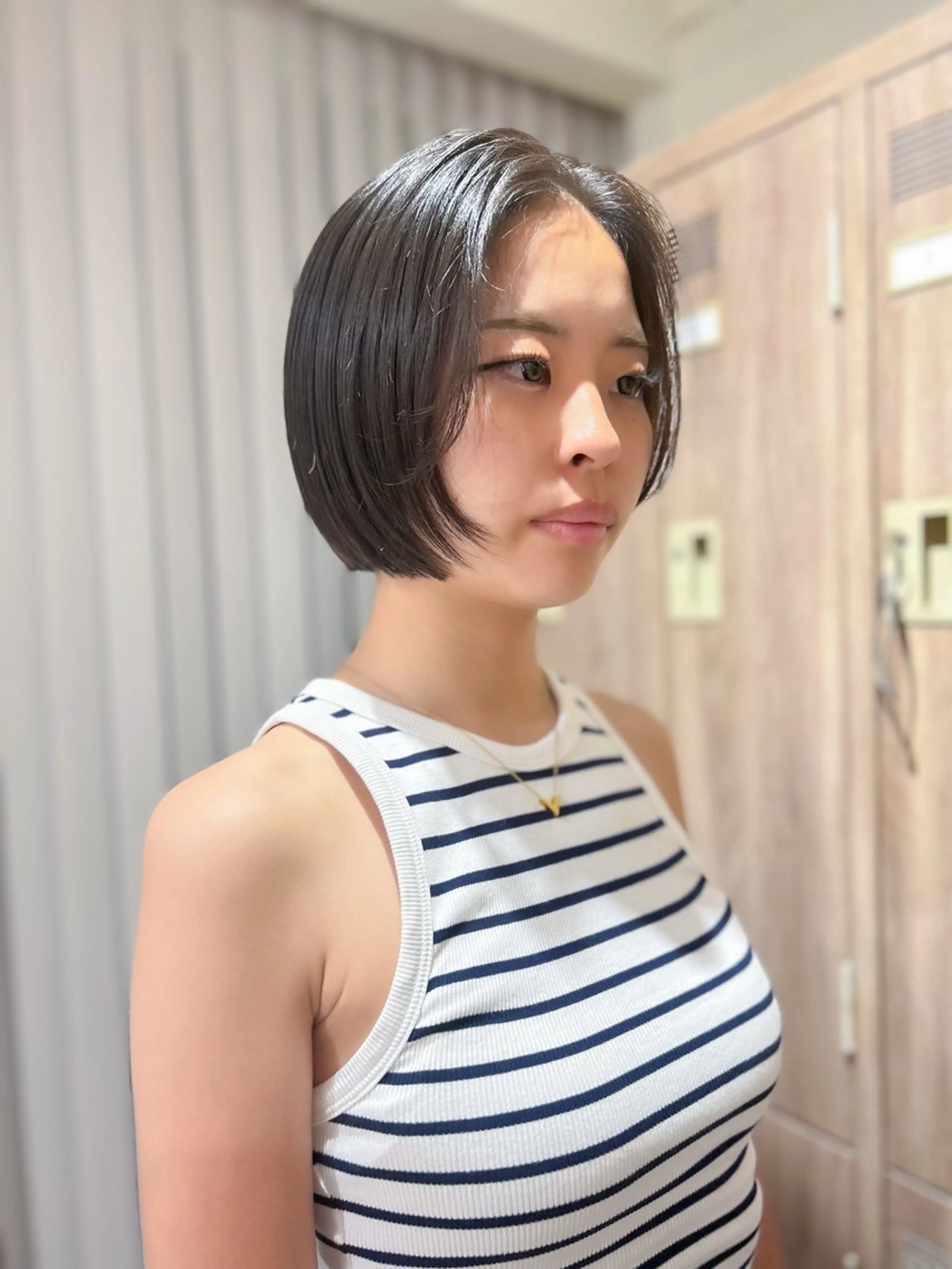 ショート ボブ 山﨑弓夢/ 撮影モデル/ボブのヘアスタイル