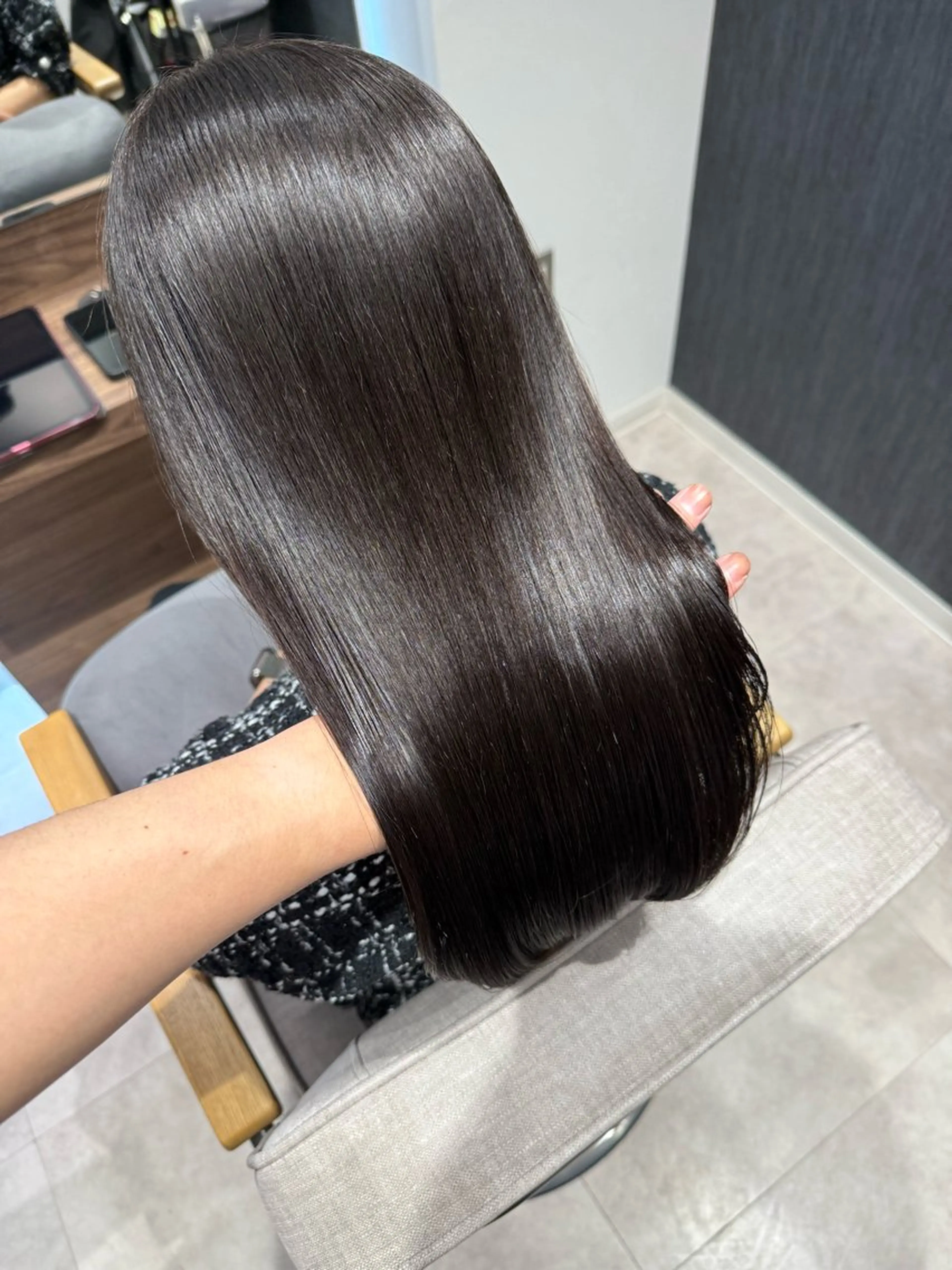 ロング カラー 髪質改善 /ツヤ髪/植竹偉吹のヘアスタイル