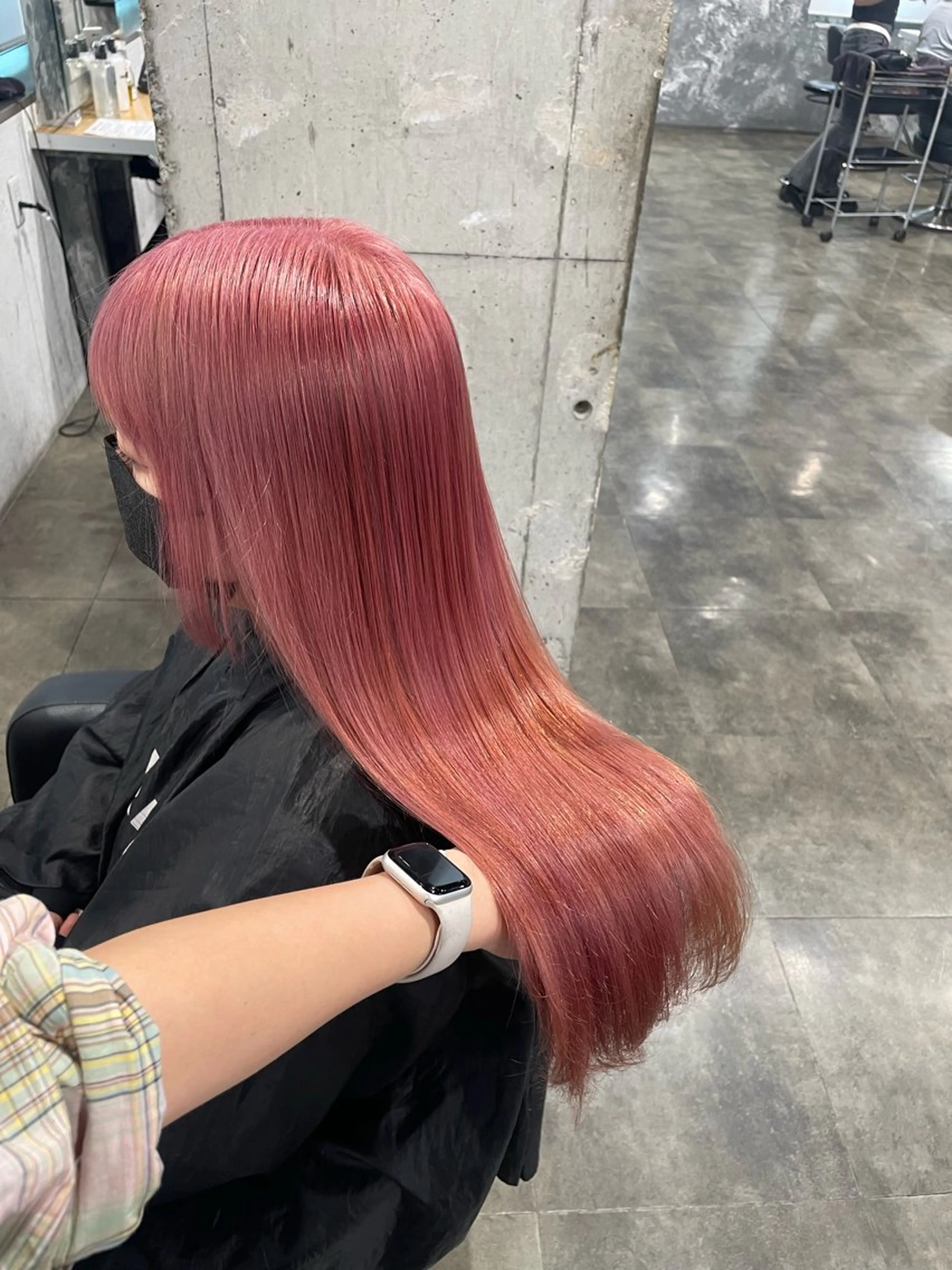 ロング カラー ヘアカラー ハイトーン 横浜💞ミオのヘアスタイル