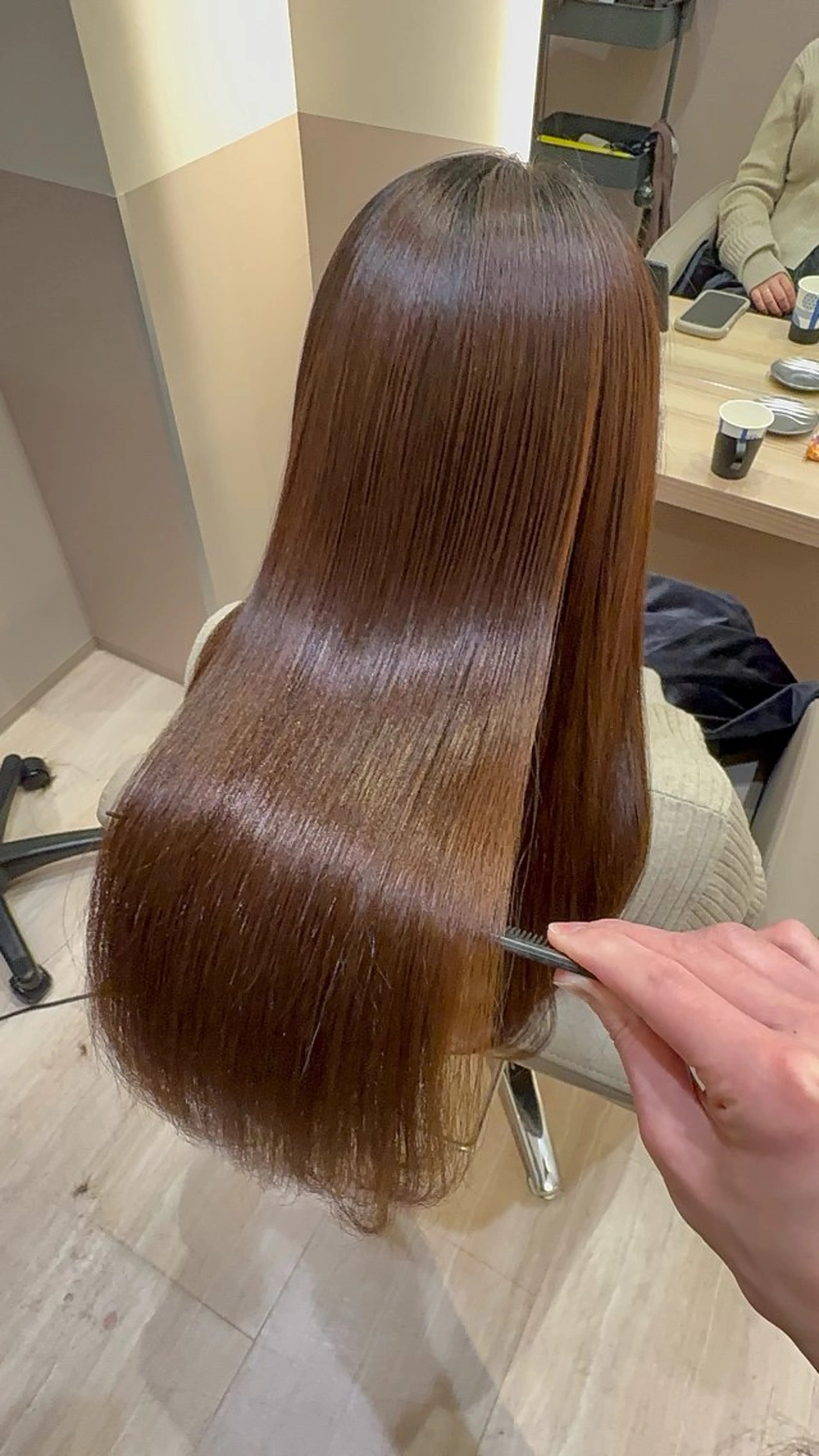 ロング カット 縮毛矯正 💎髪質改善/艶髪 原孝嘉のヘアスタイル