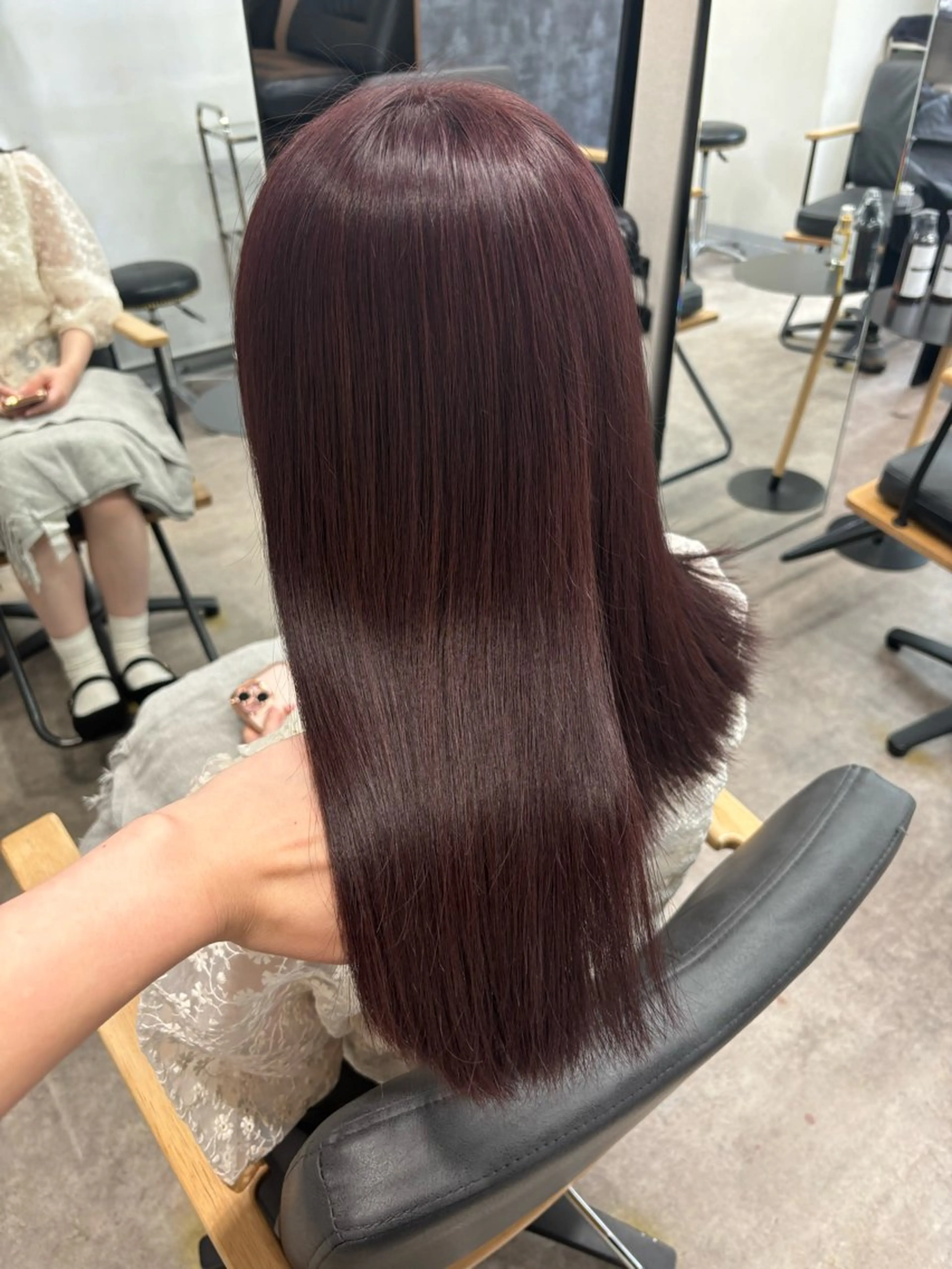 セミロング ブリーチなし暖色 💗AKARI💗のヘアスタイル