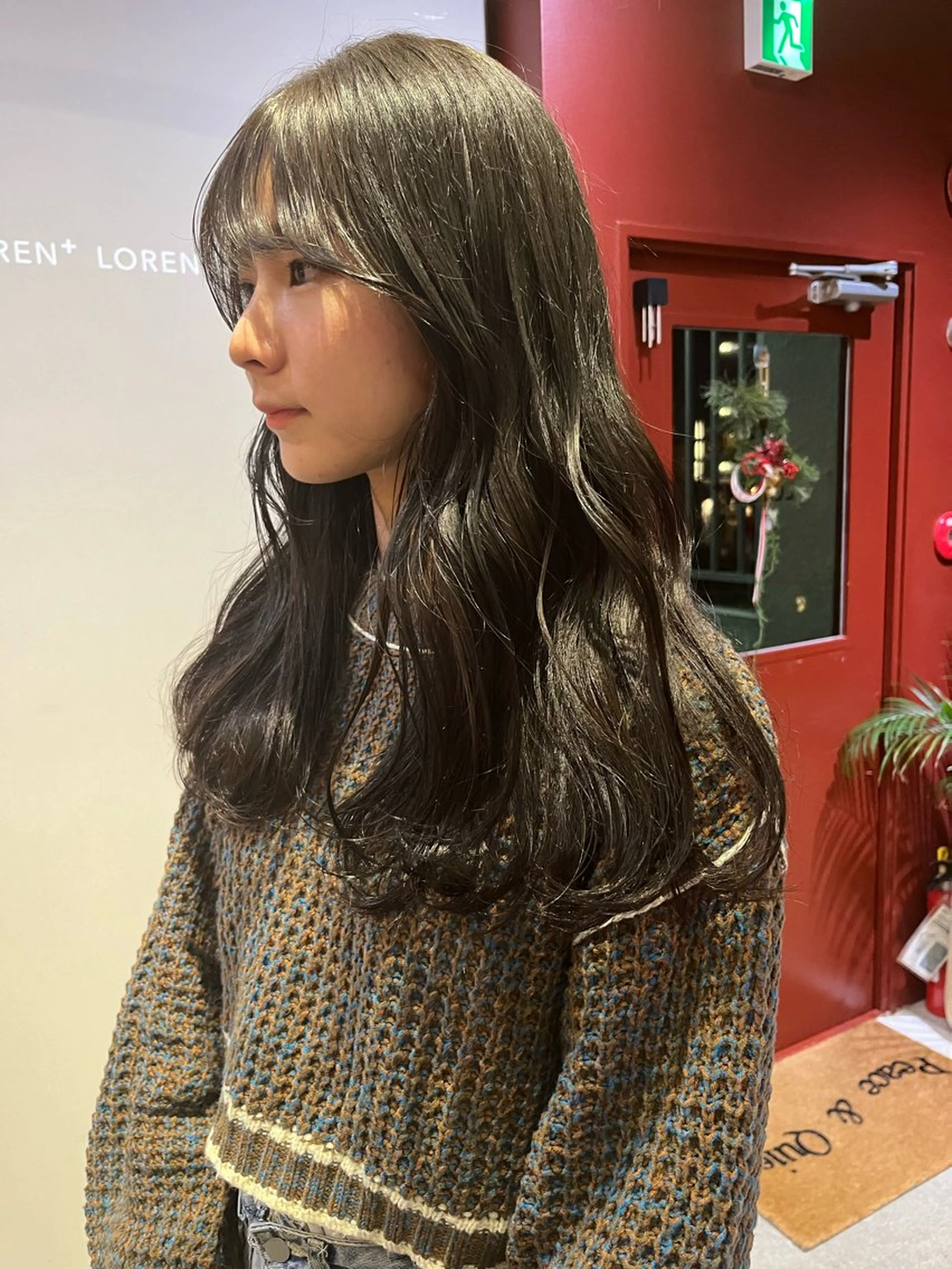 カラー レイヤーカット🍏 パーマ/ののかのヘアスタイル