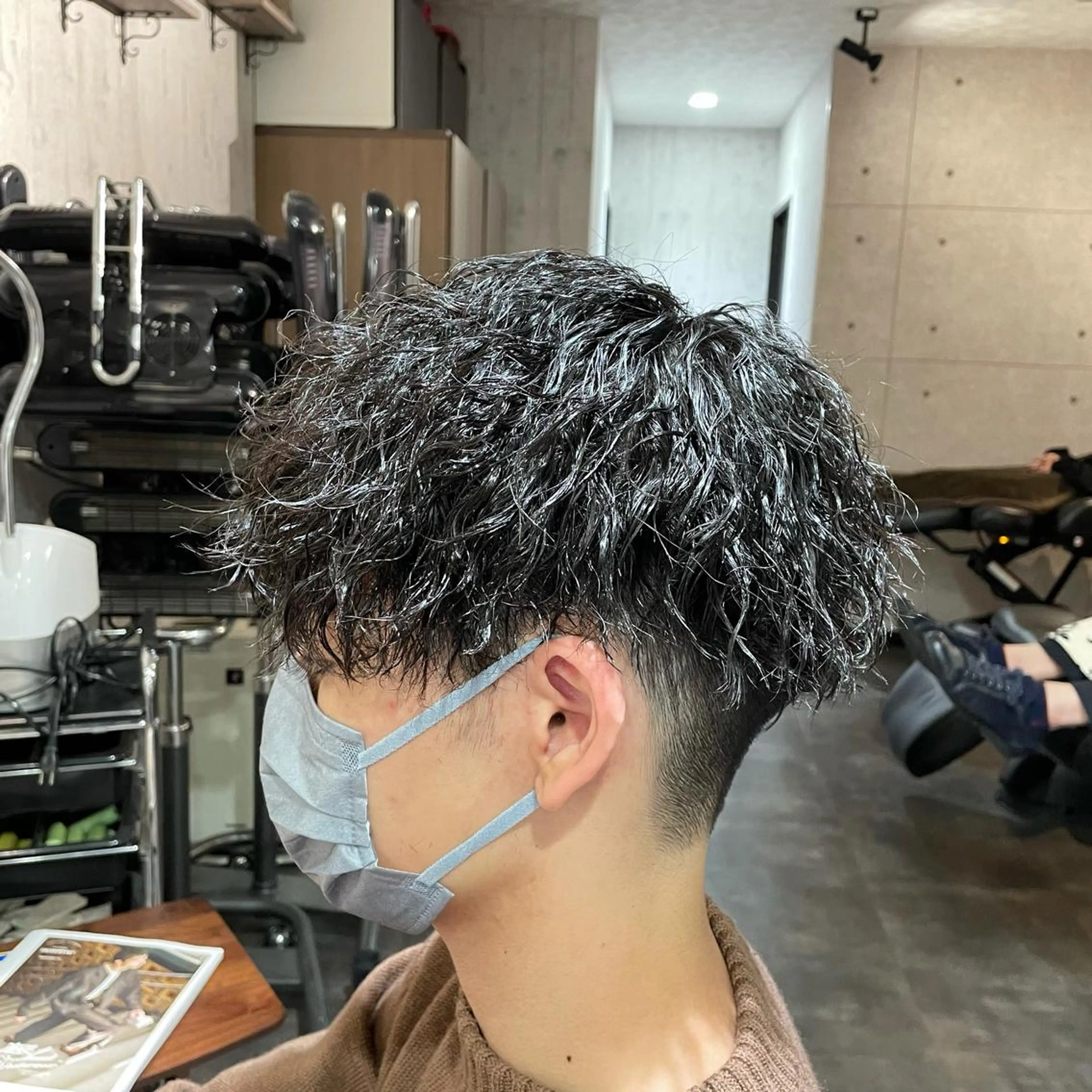 ショート パーマ メンズ メンズパーマ ツイストスパイラルパーマ スパイラルパーマ カット パーマ Wataru 髪質改善カラー💎のヘアスタイル