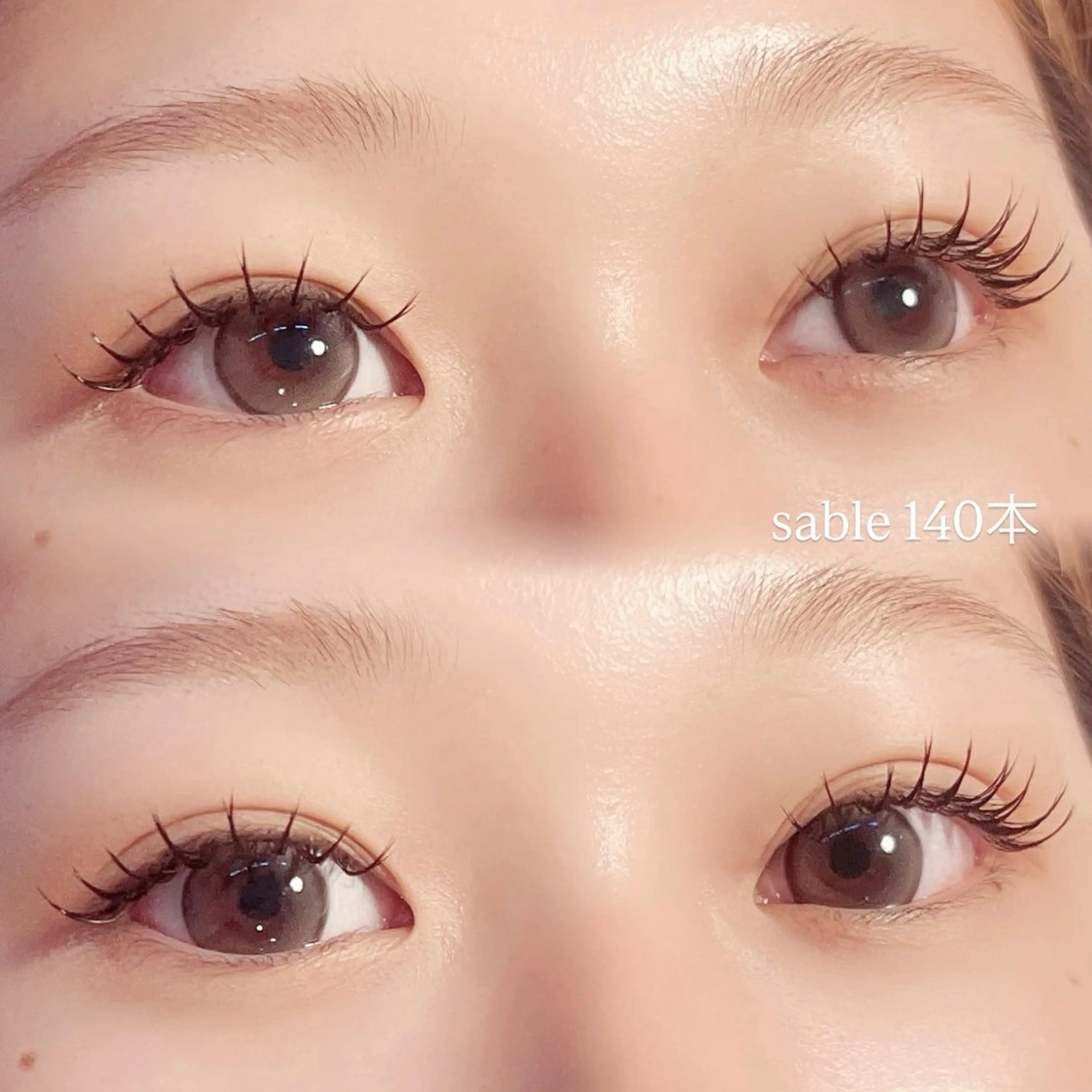 マツエク・マツパ 束感まつ毛 Cカール フラットラッシュ こと / 束感マツエク🐩🤍のマツエク・マツパデザイン