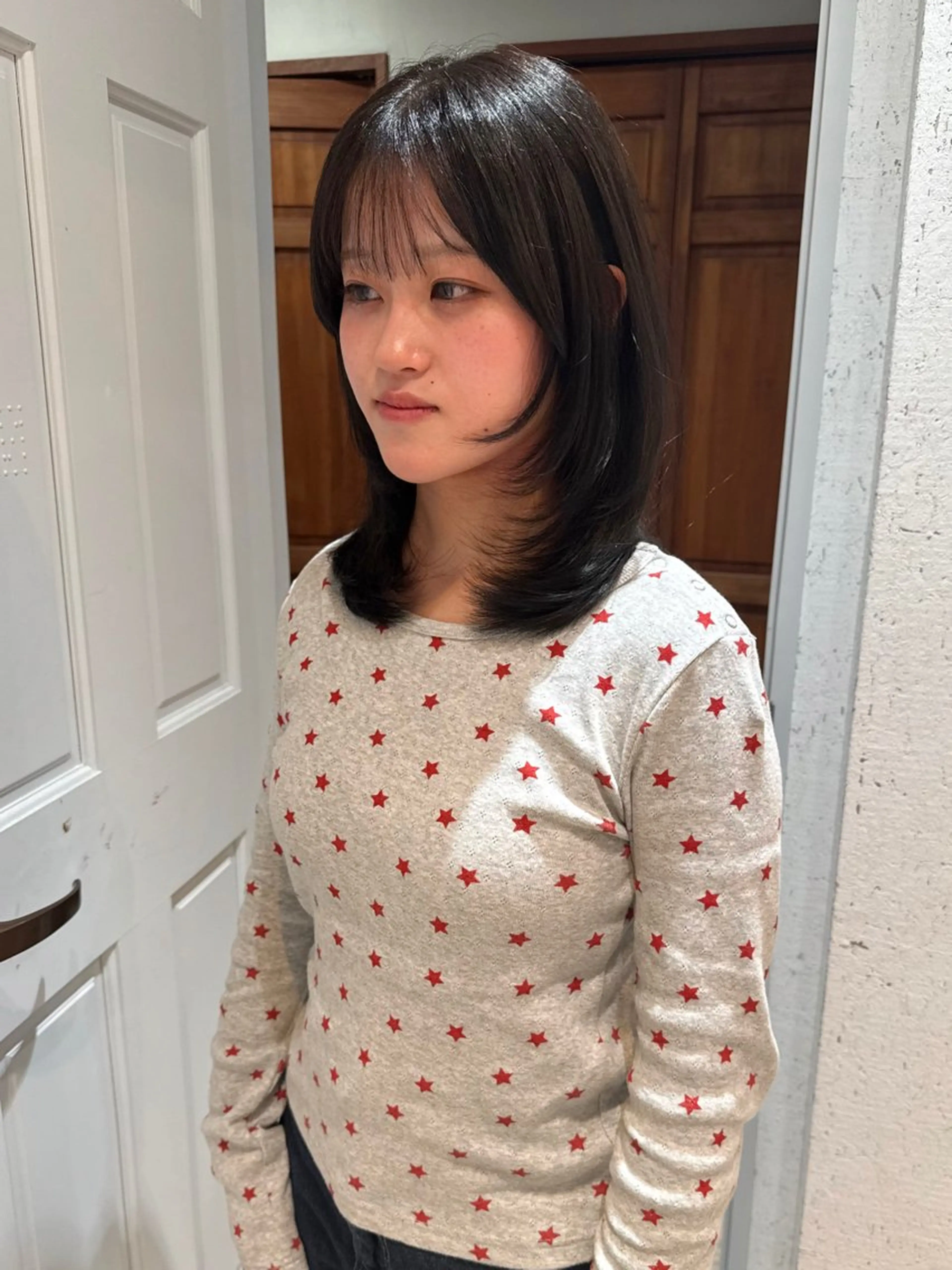 ミディアム カラー 似合わせカット カット ヘアカラー トリートメント mai / linoah˚✧のヘアスタイル