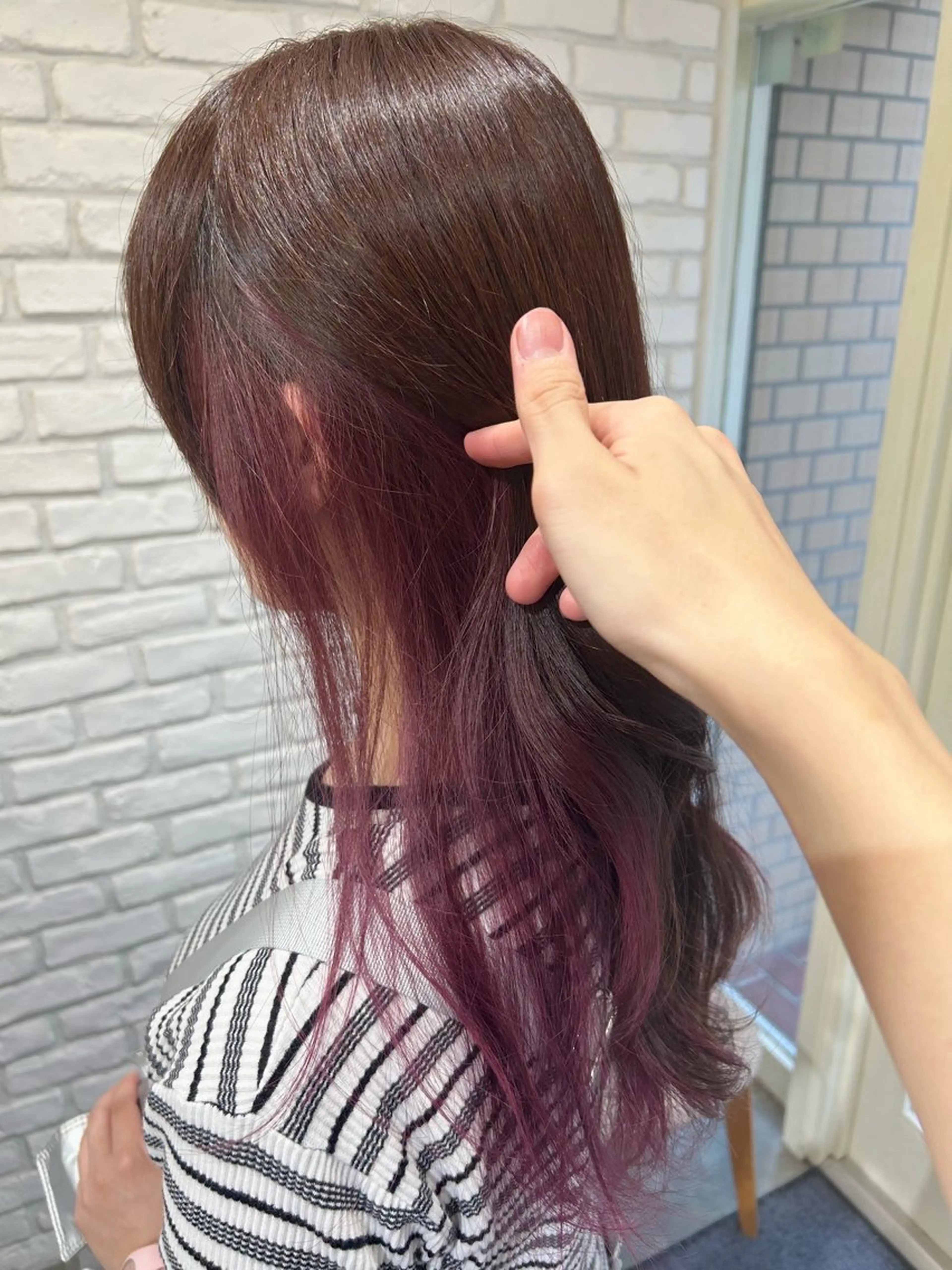 ブリーチありダブルカラーの写真