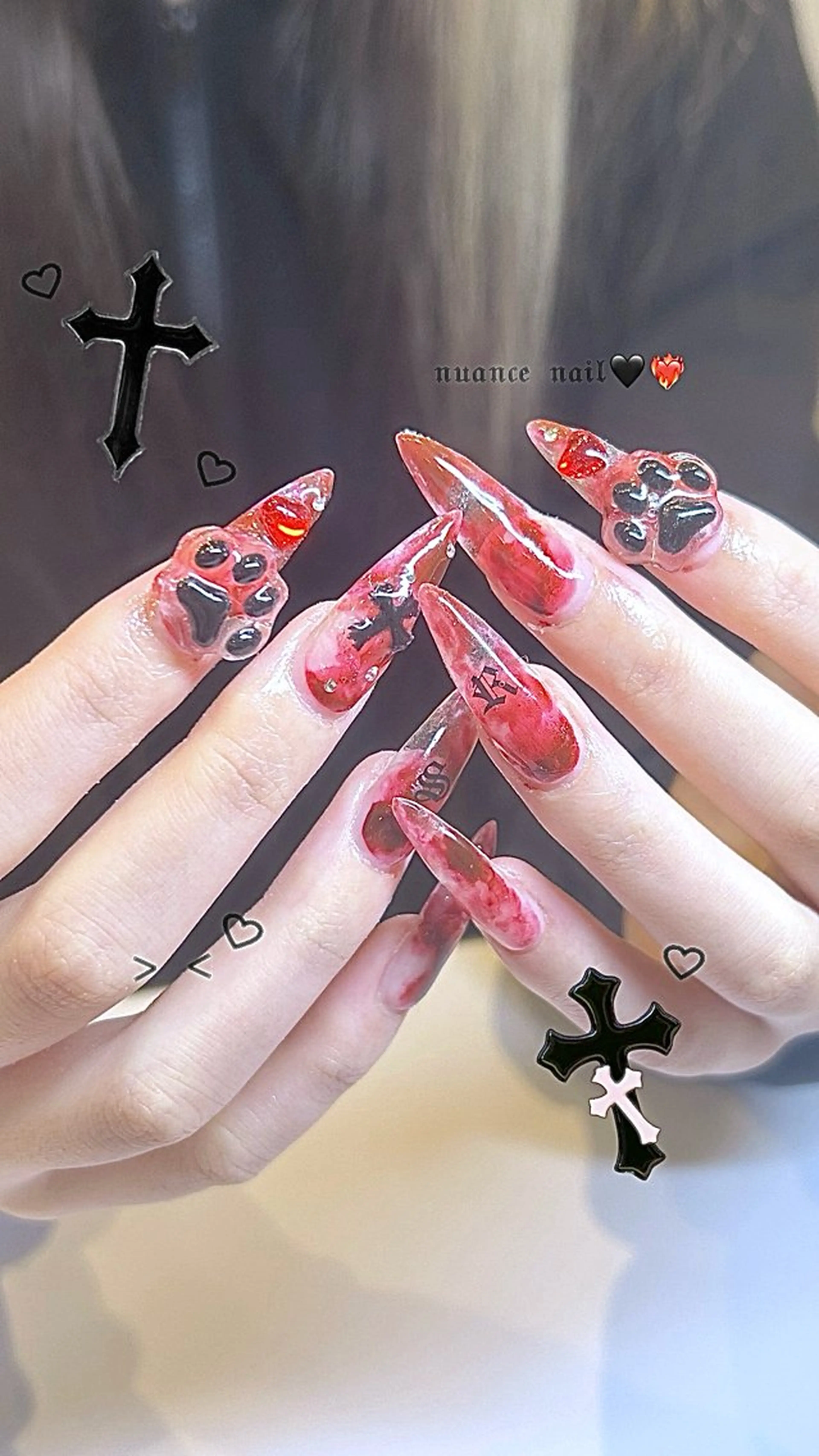 ネイル ayumi‪‪❤︎‬ Betty Nailのネイルデザイン