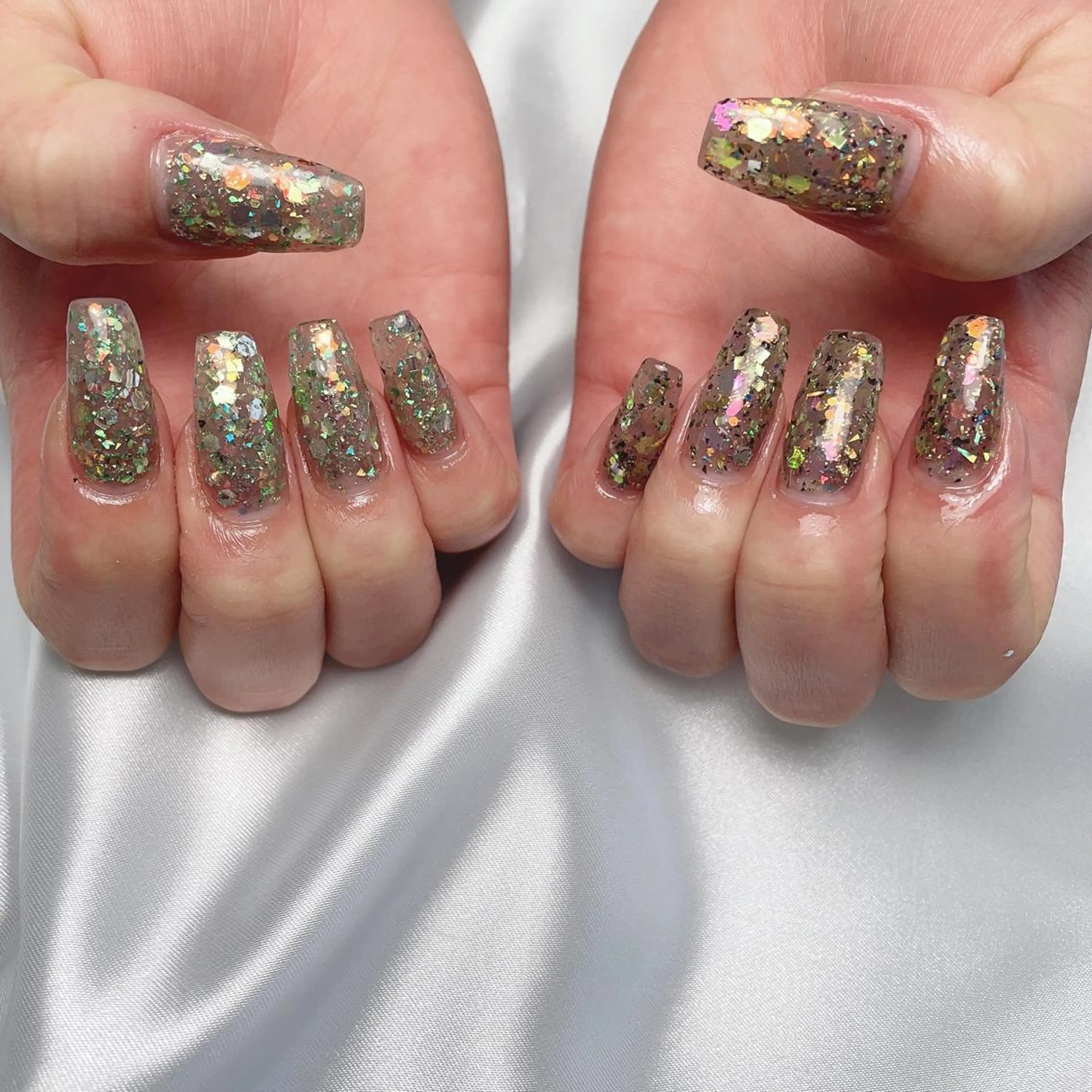 ネイル 長さ出し ラメ(グリッター) ワンカラーネイル ALL Nail &whiteningのその他イメージ