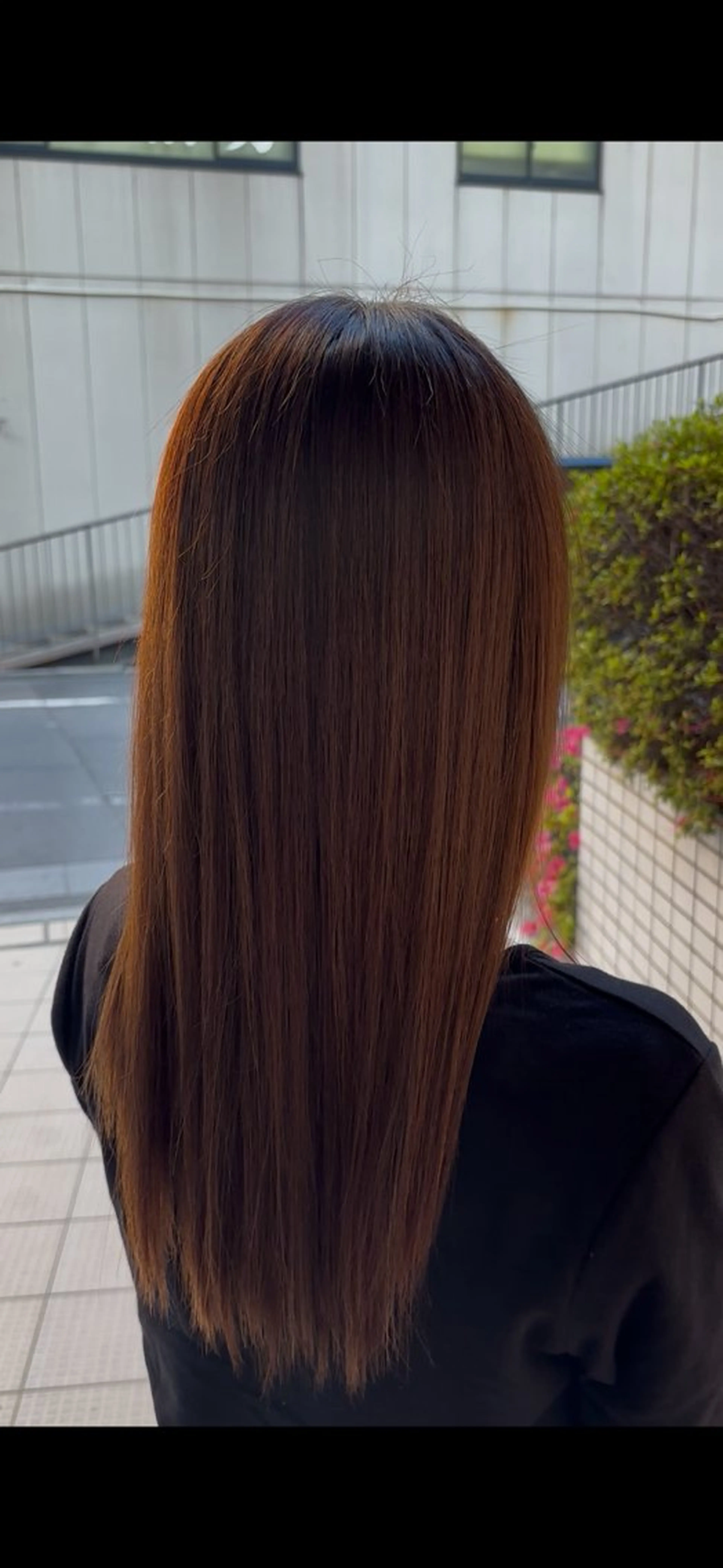 ロング 縮毛矯正 森元 優衣のヘアスタイル