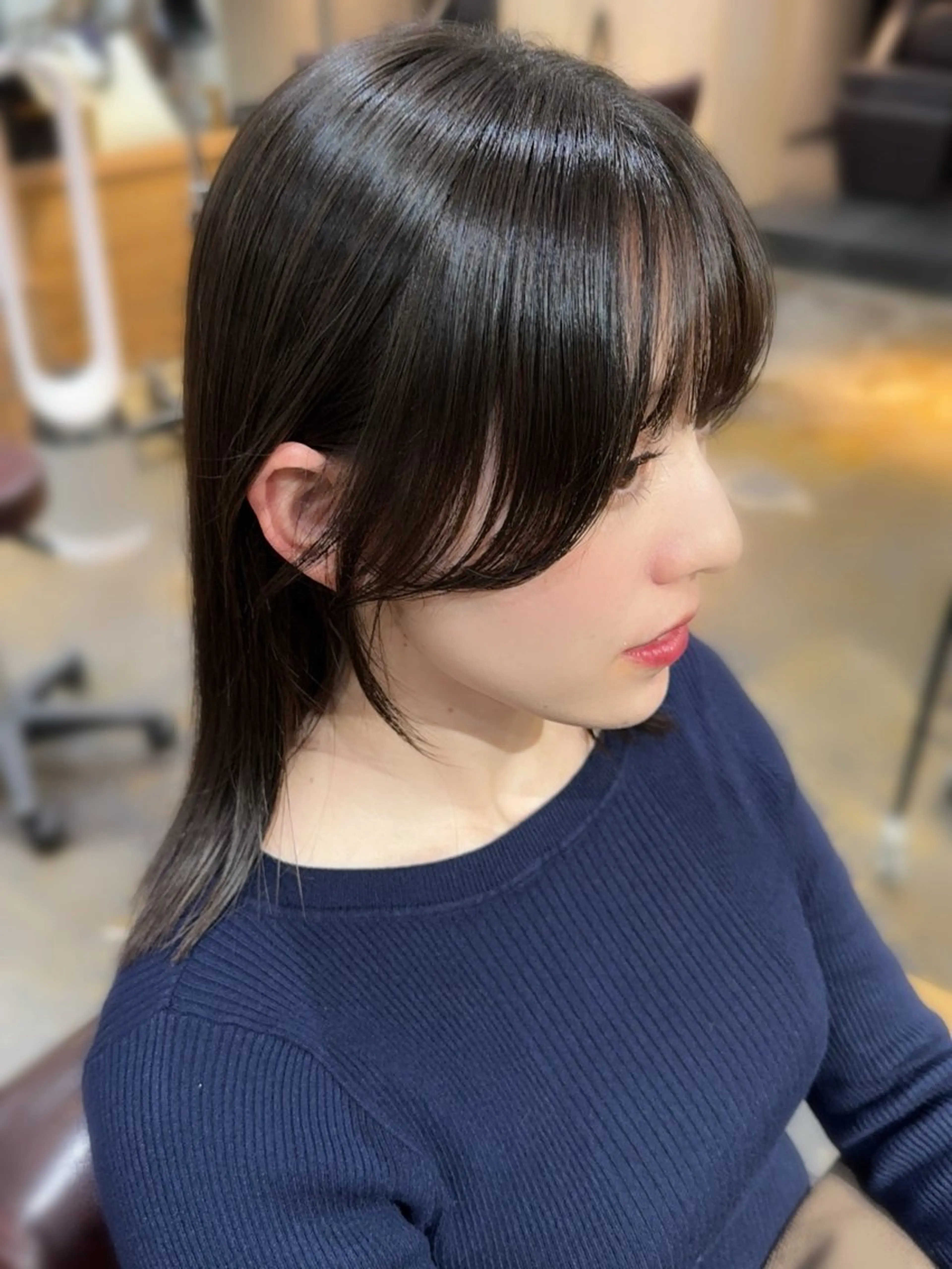 ミディアム カット トリートメント 髪質改善✨艶髪✨ レイヤーカット 田畑のヘアスタイル