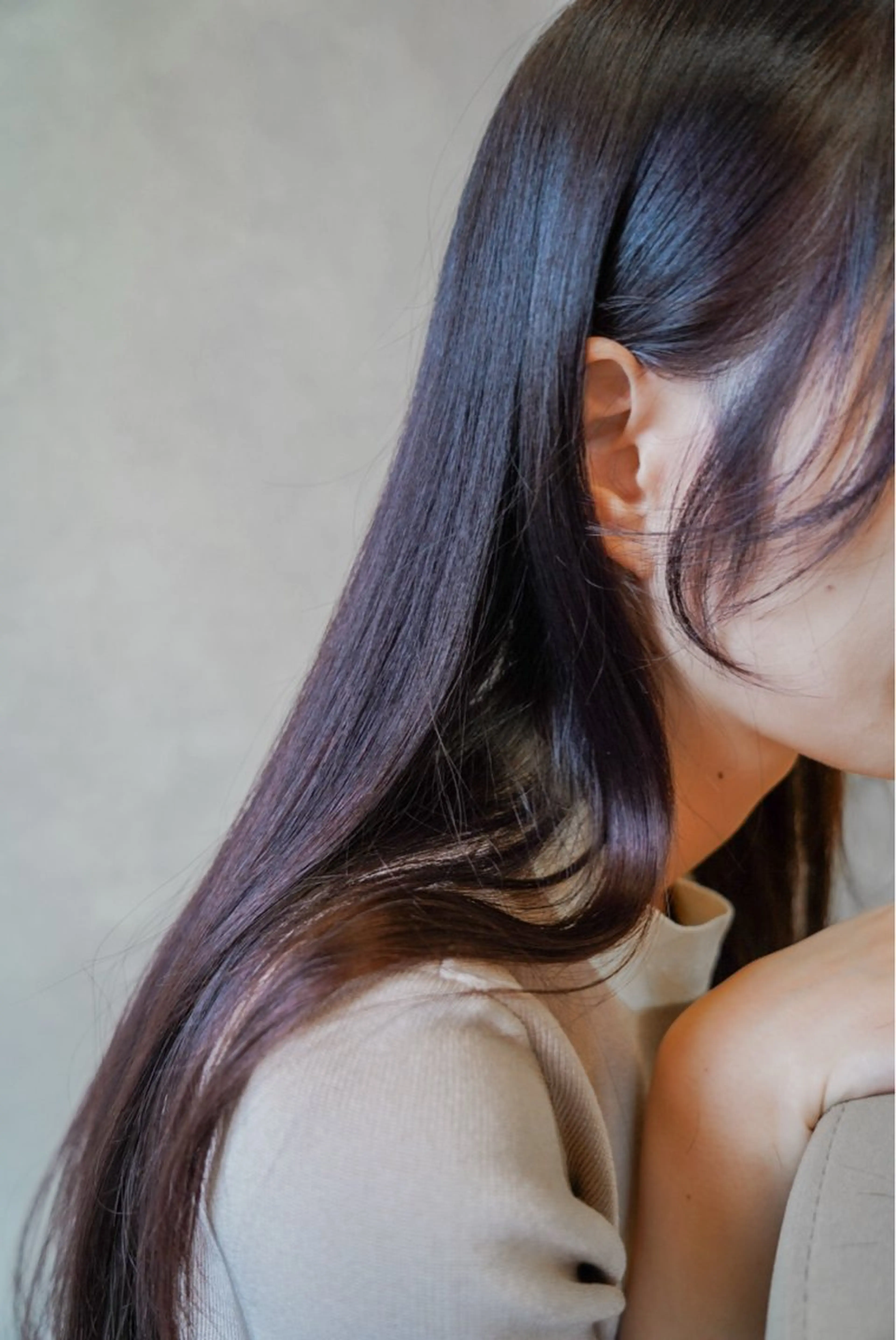 セミロング カット ヘアカラー 縮毛矯正 トリートメント チバ タクミのヘアスタイル