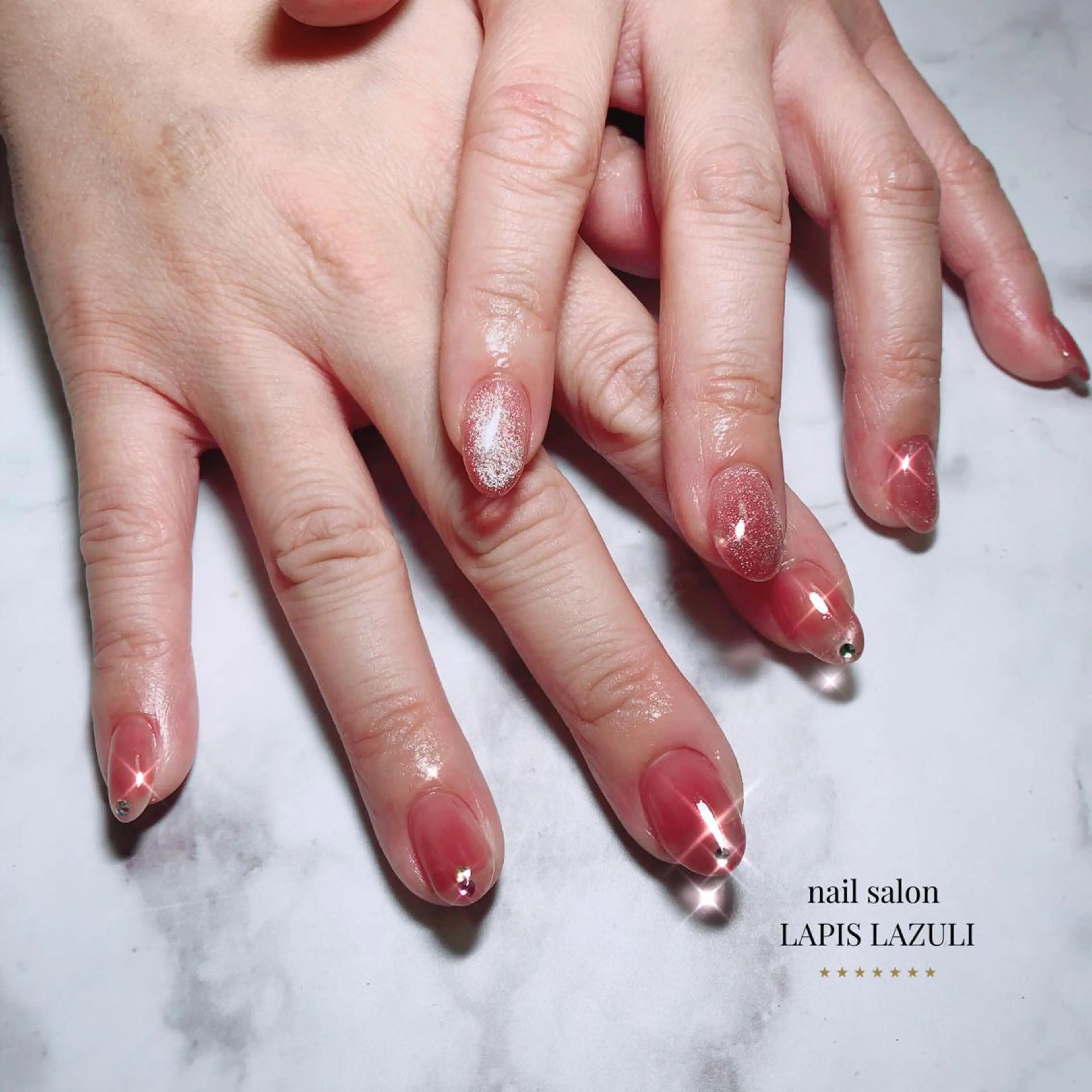 ネイル nail salon ラピスラズリのネイルデザイン