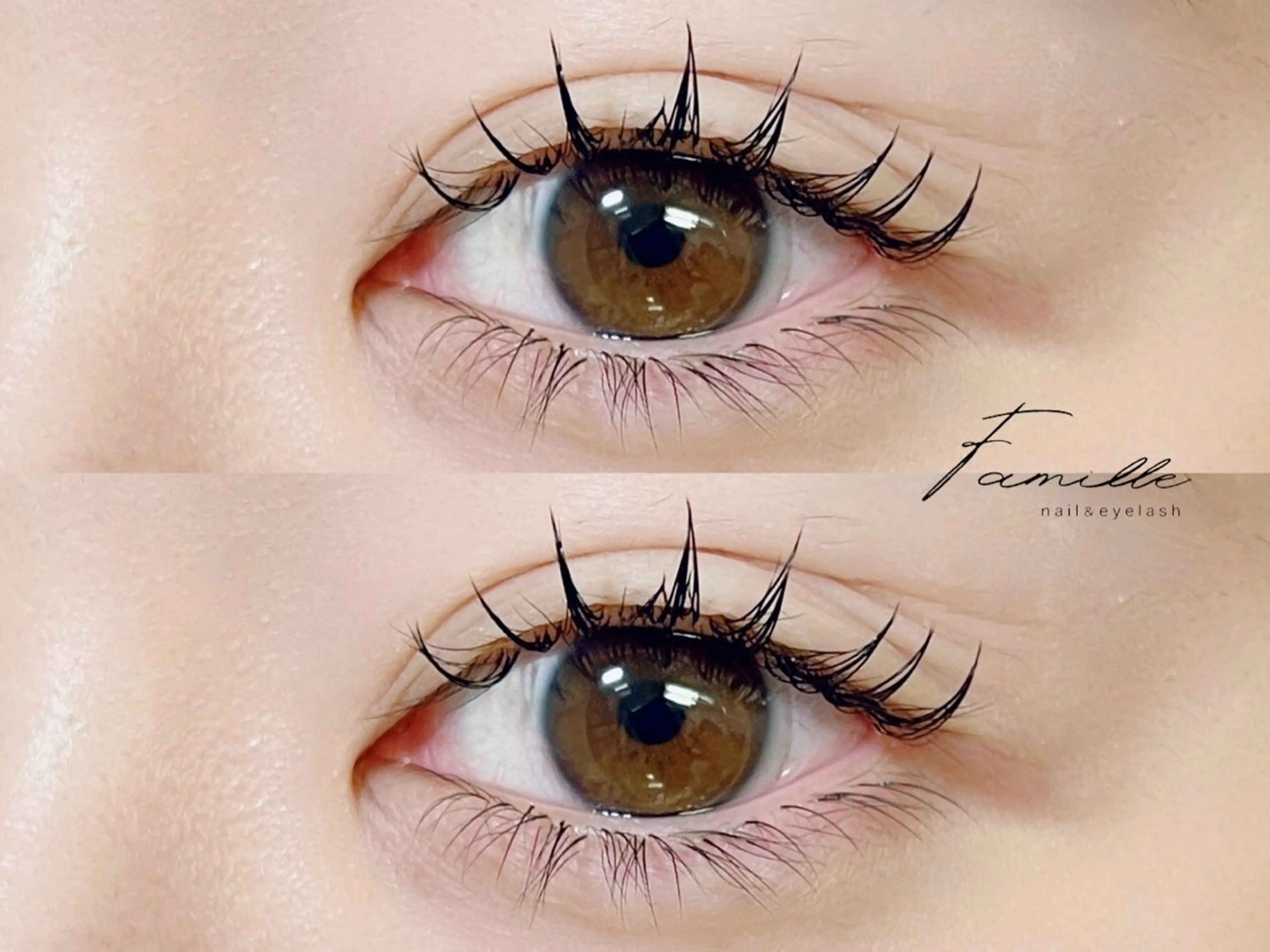 マツエク・マツパ アップワードラッシュ Yuta Manamiのマツエク・マツパデザイン