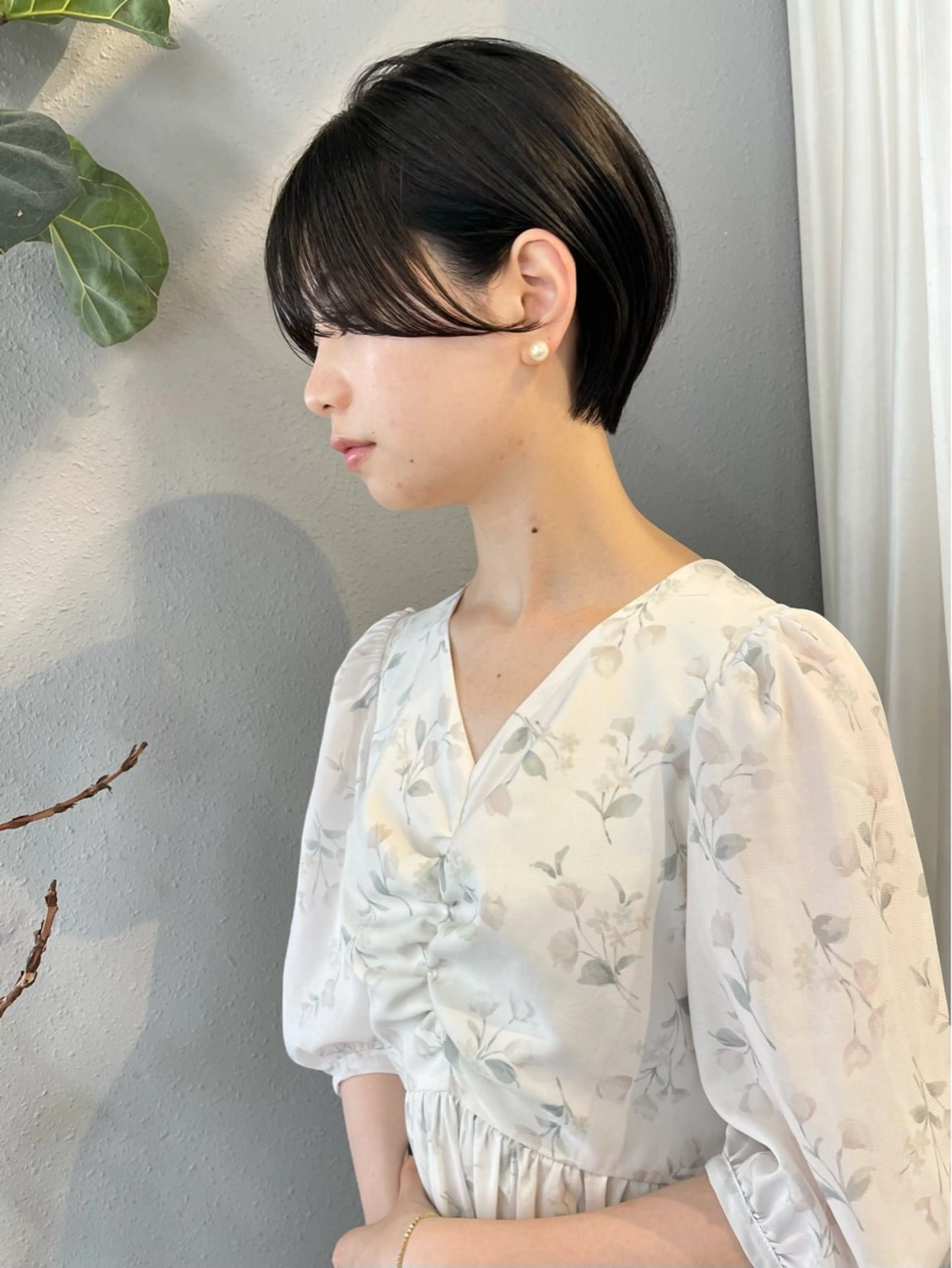 ショート 似合わせカット ショートヘア カット トリートメント (h)wim ウィムのヘアスタイル