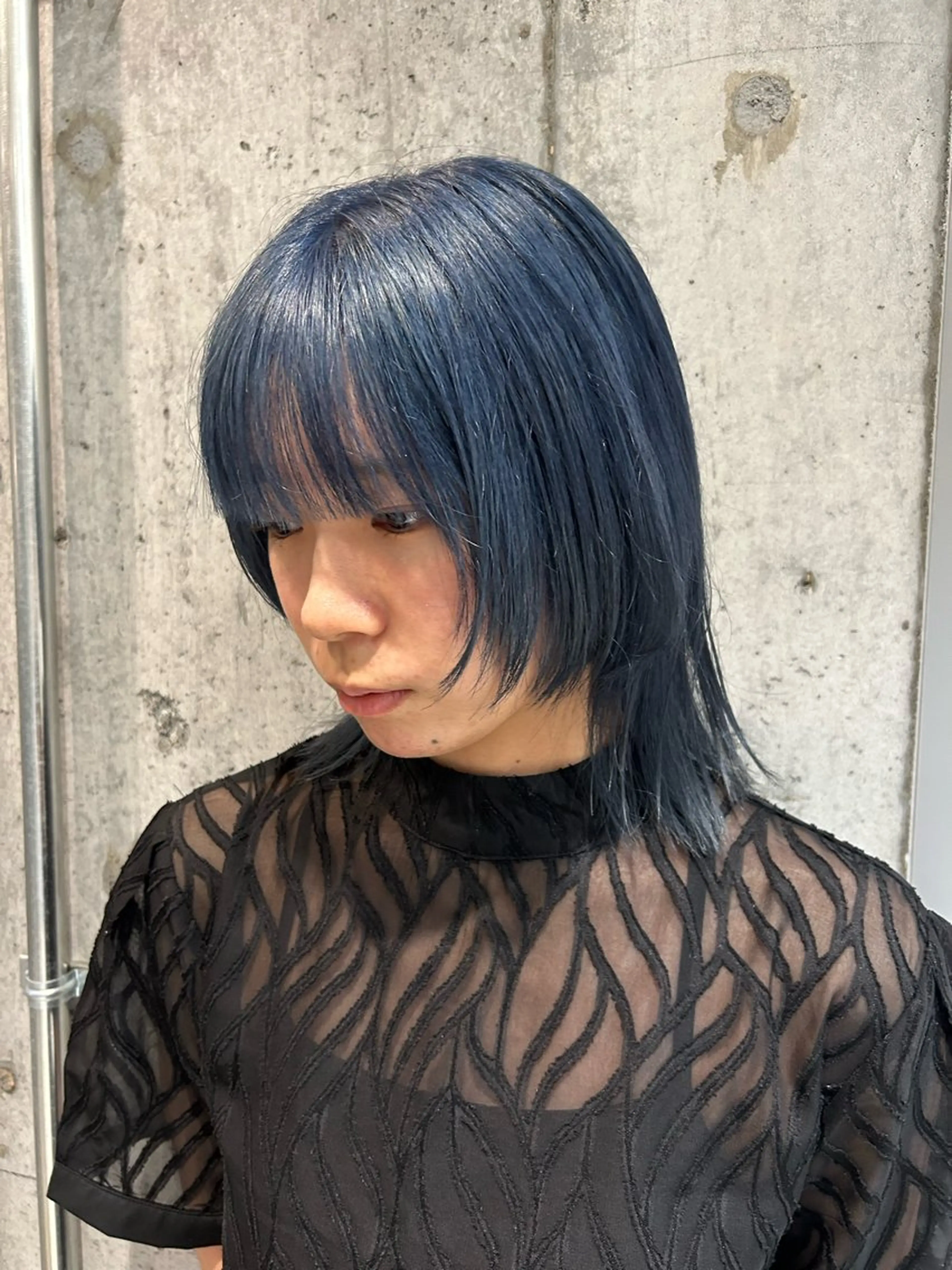 ミディアム カラー 🦖ミニボブ/ボブ /MOEKA🦕のヘアスタイル