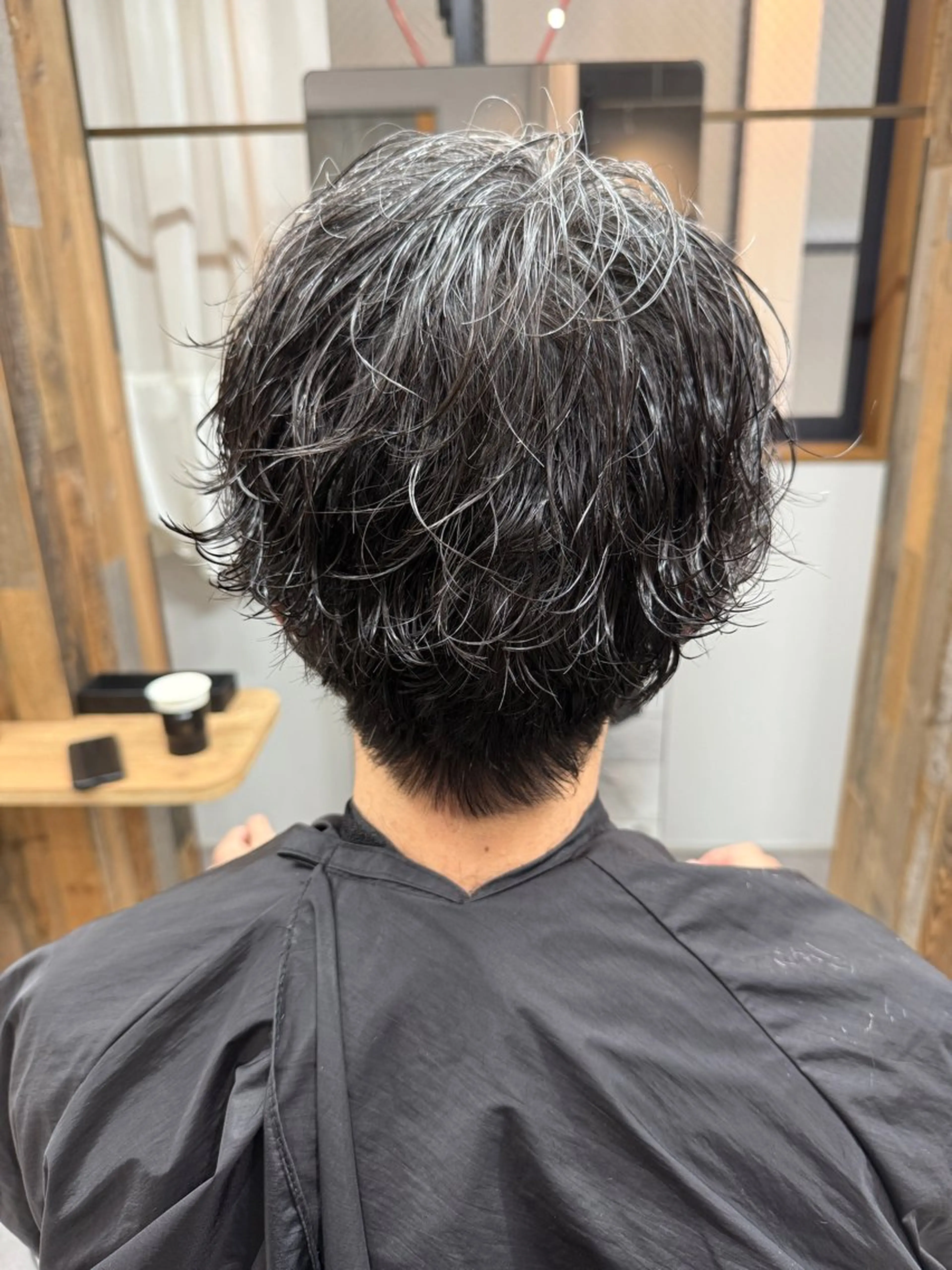 メンズ メンズパーマ 波巻きパーマ カット パーマ SHICUNEアサミ /ショート/メンズのヘアスタイル