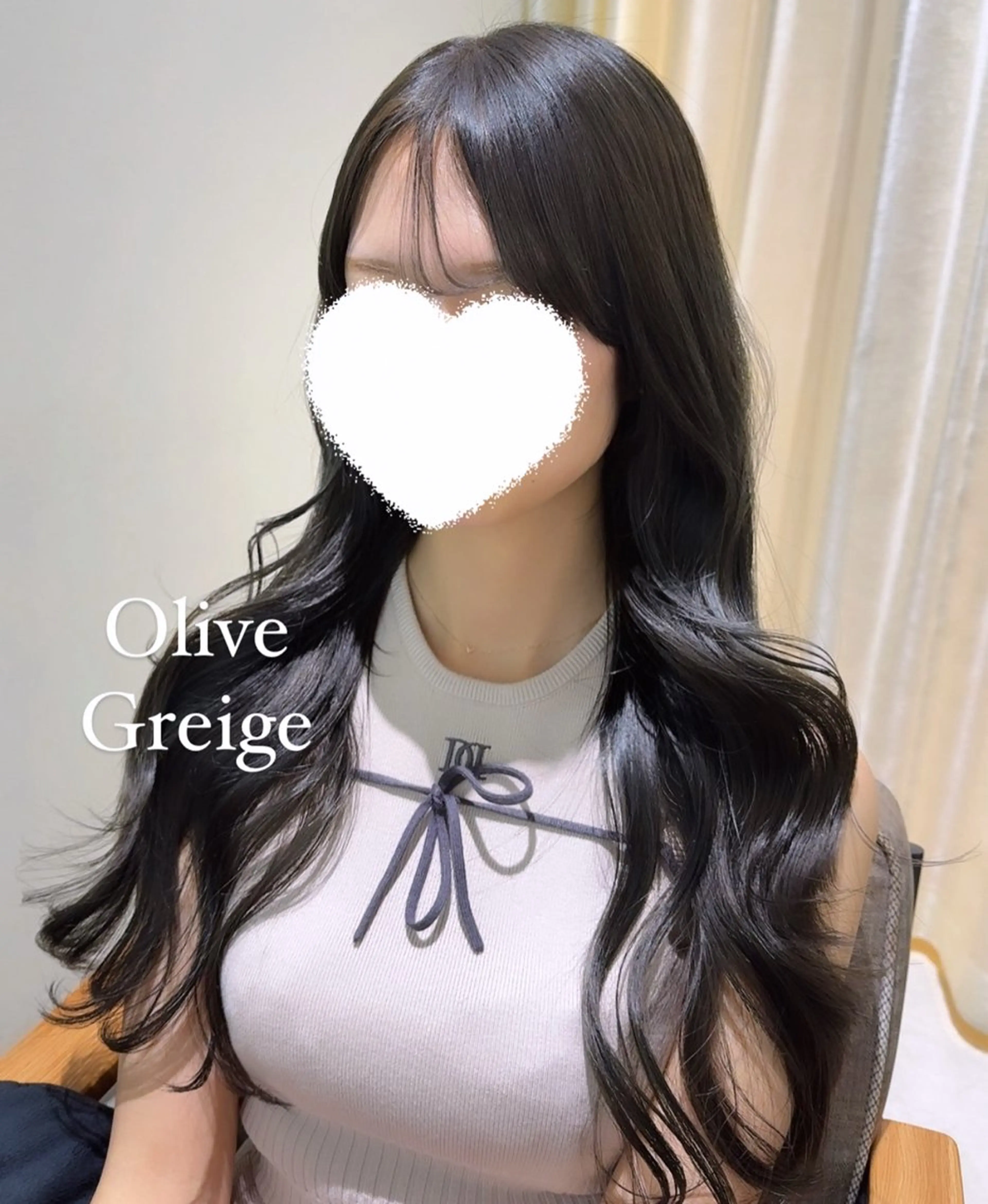 ロング ヘアカラー 顔まわり🎀ピンク 💖ゆうなのヘアスタイル