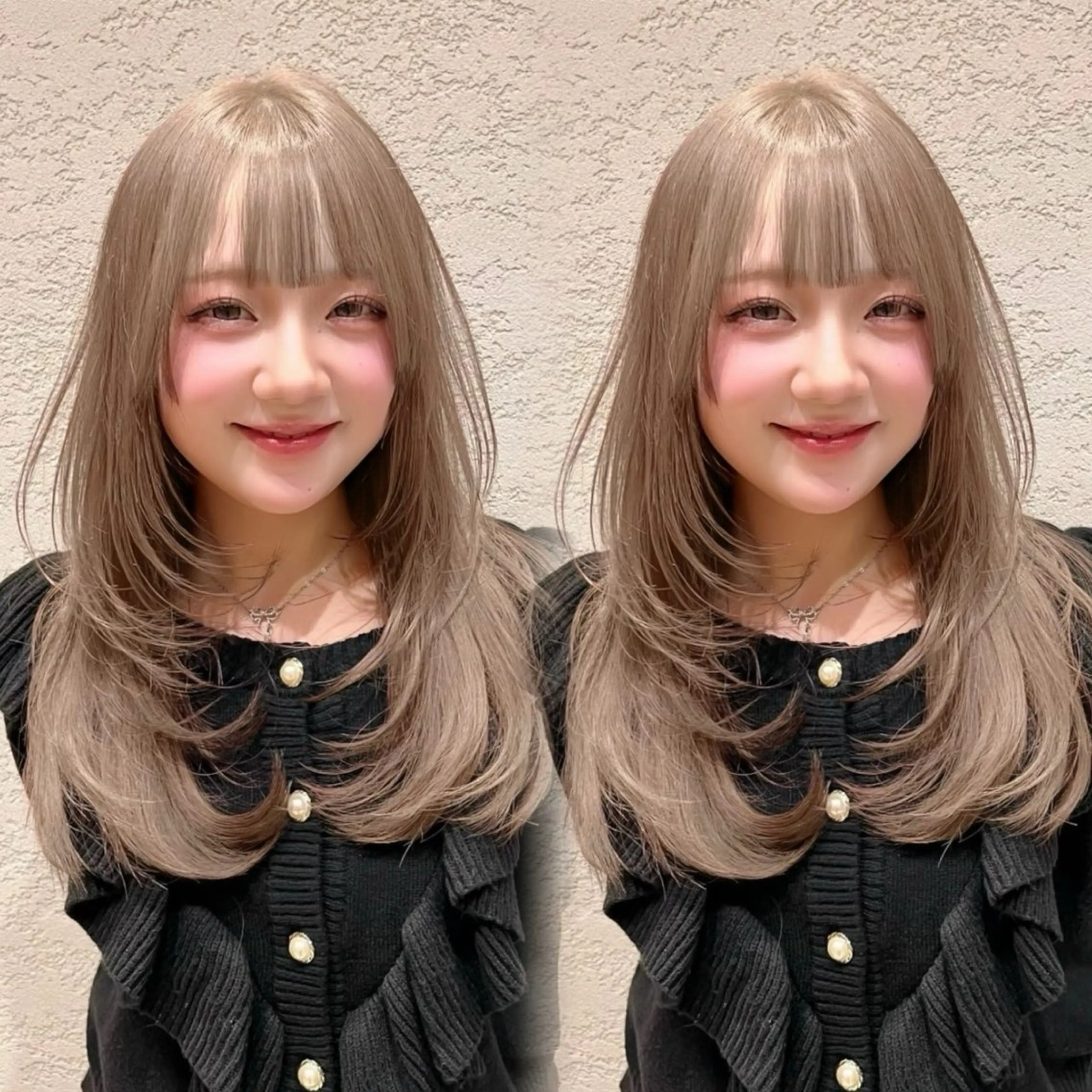 ロング カラー 似合わせカット カット ヘアカラー レイヤー/髪質改善 Lond ambreのヘアスタイル