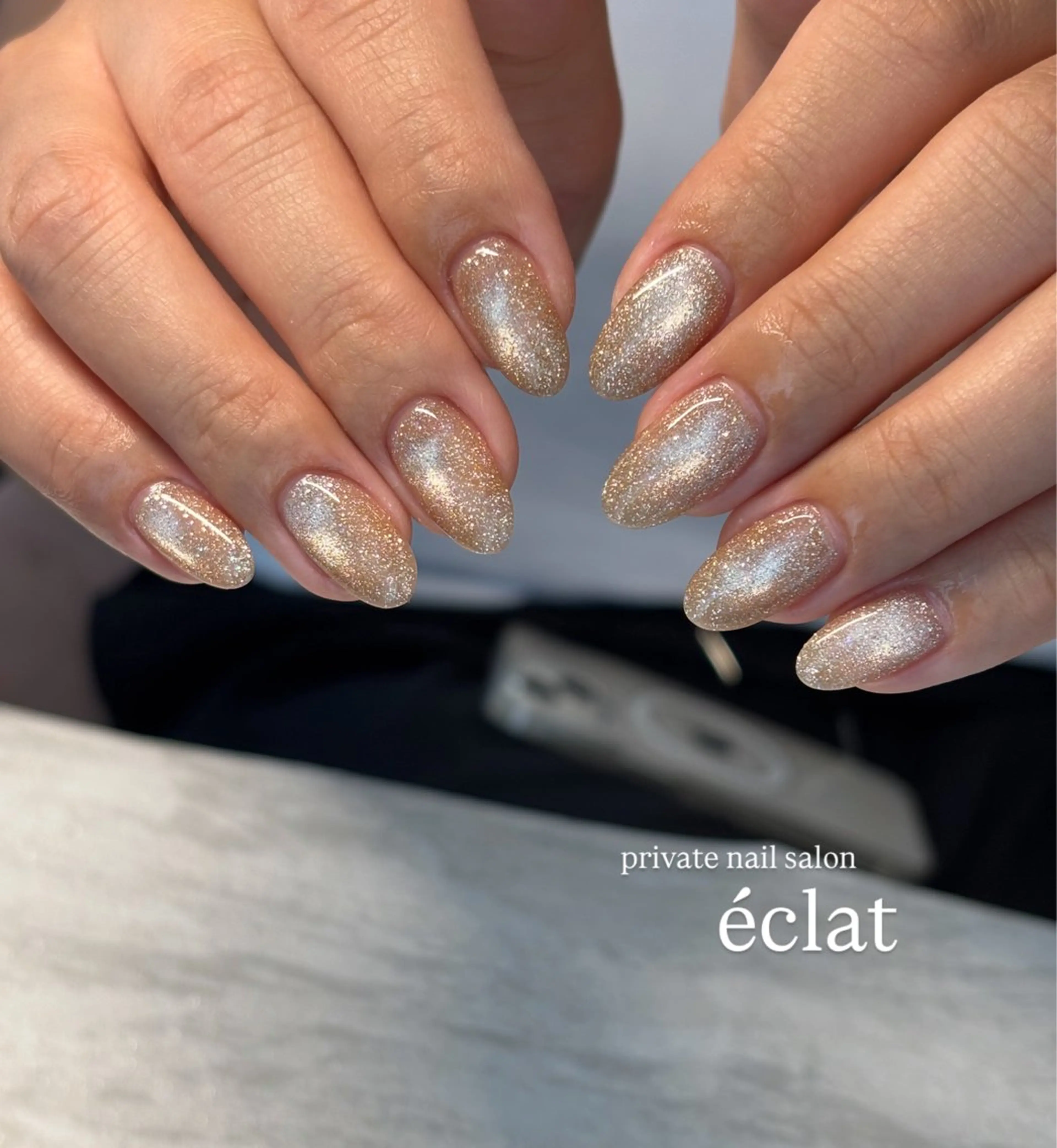 マグネットネイル　ワンカラーの写真